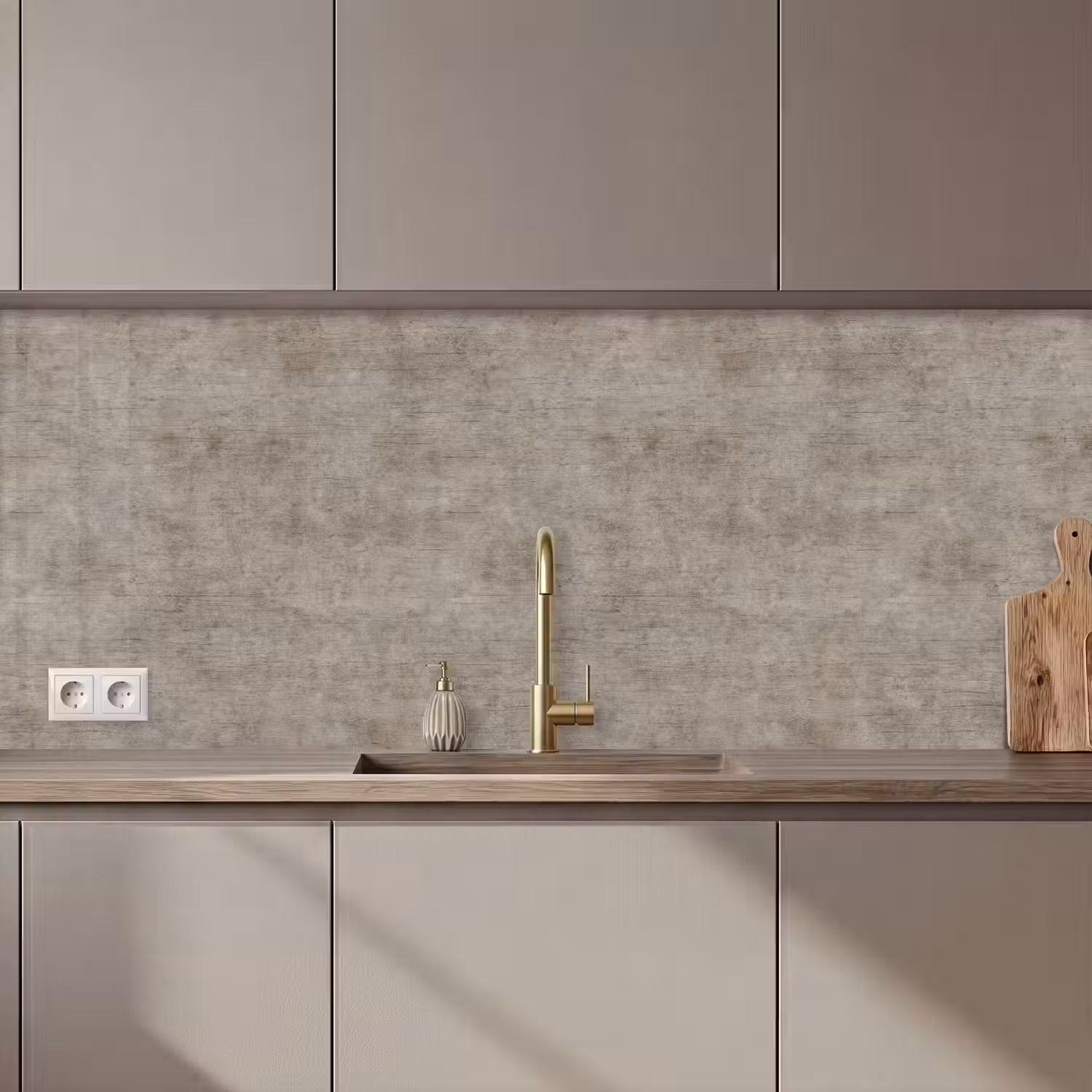 Retro - Beton - Patroon keuken achterwand 2 middel 871 zz_3dshopping