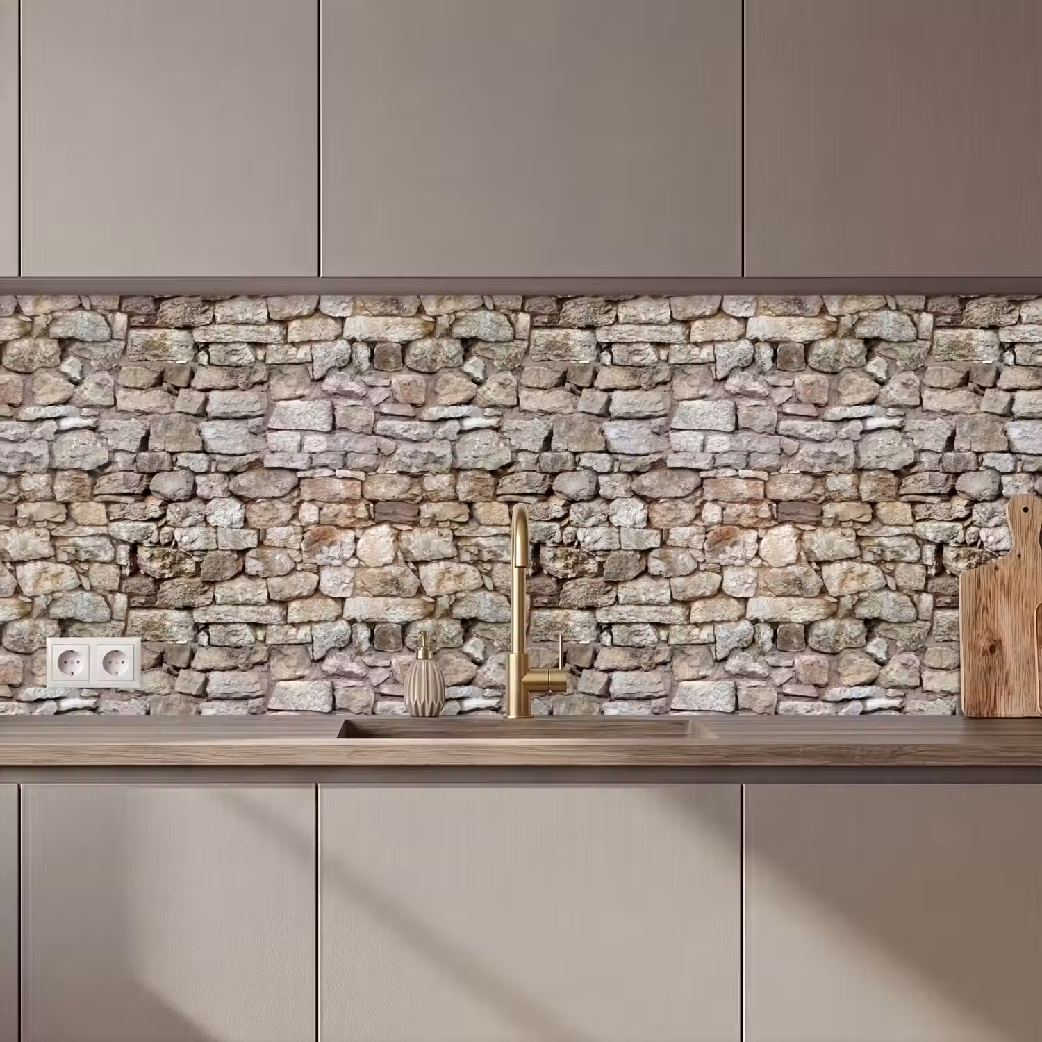 Ruw - Stenen - Muur - Natuurstenen keuken achterwand 2 middel 871 zz_3dshopping
