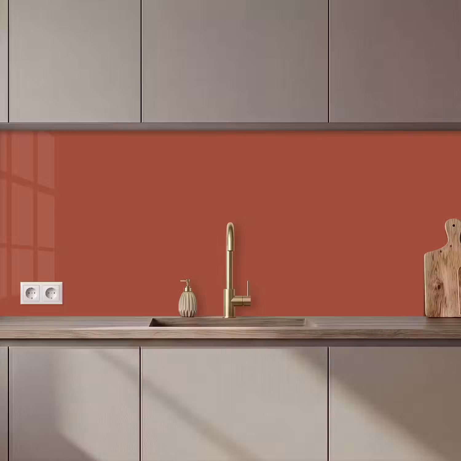 Rustic - Terracotta - Oranje keuken achterwand 2 middel 871 zz_3dshopping