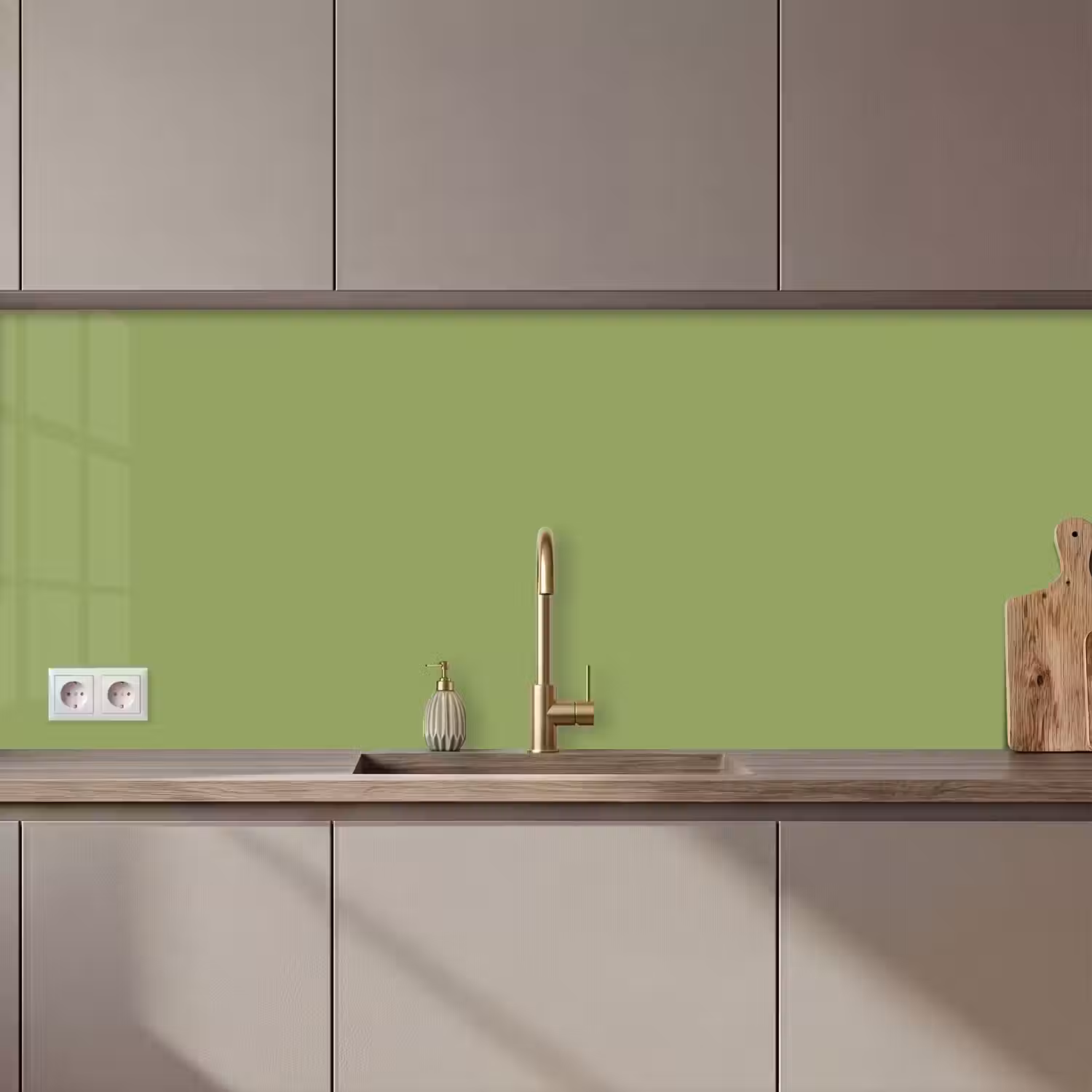Sage - Green - Groen keuken achterwand 2 middel 871 zz_3dshopping