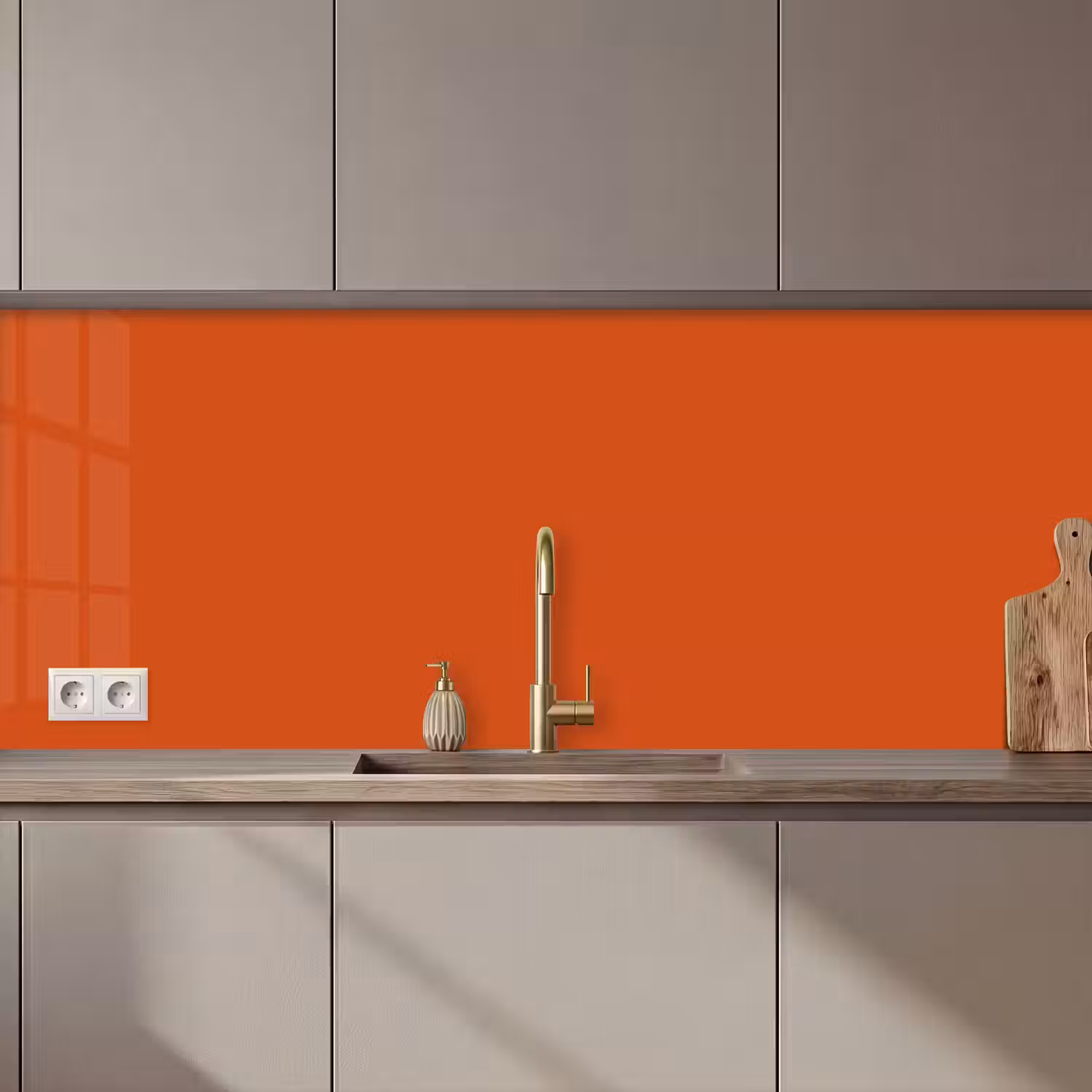 Sienna - Aarde - Kleuren - Effen keuken achterwand 2 middel 871 zz_3dshopping