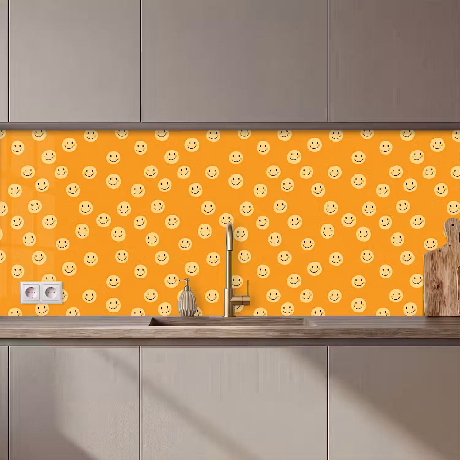 Smileys - Retro - Heel keuken achterwand 2 middel 871 zz_3dshopping