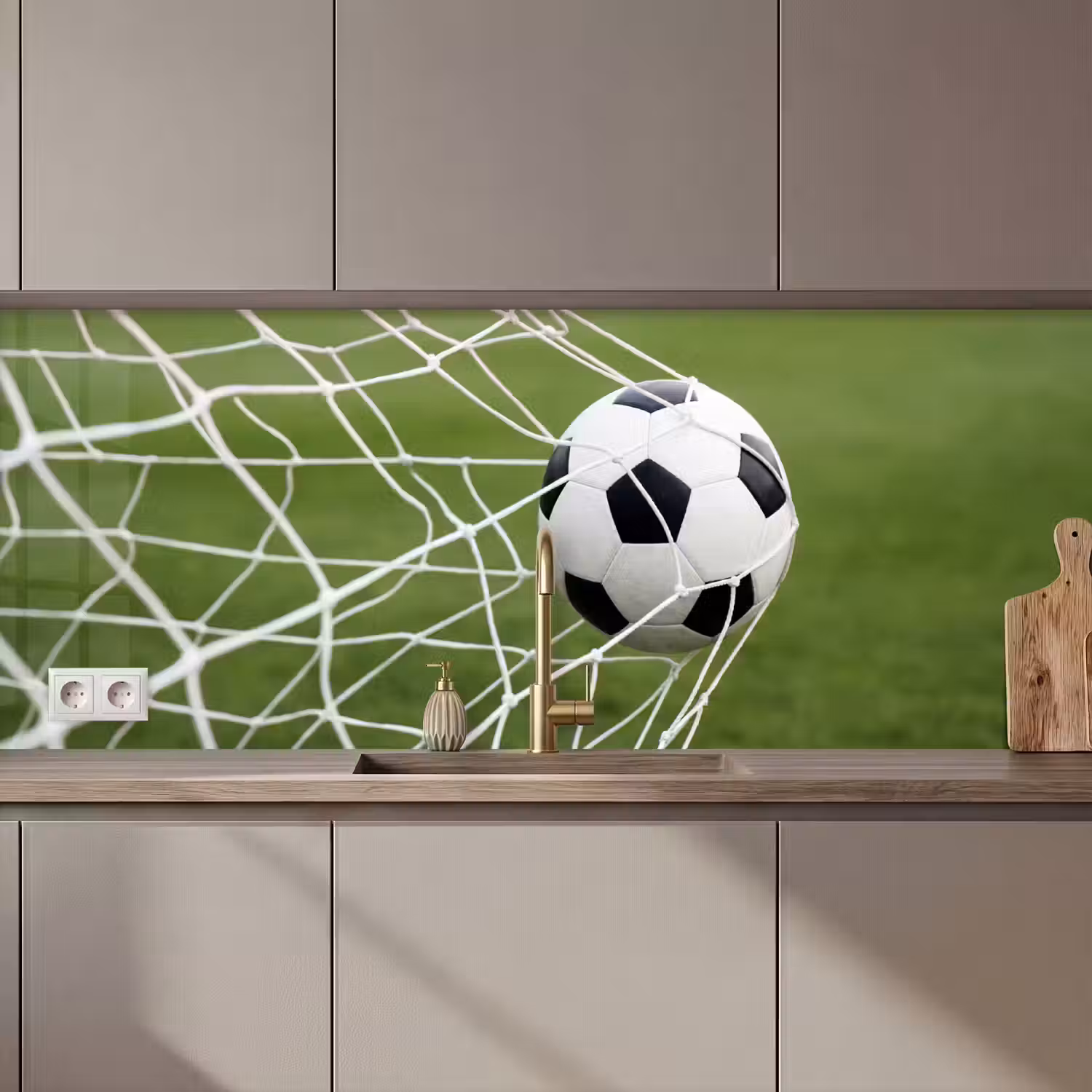 Voetbal - Goal - Net - Sport keuken achterwand 2 middel zz_3dshopping