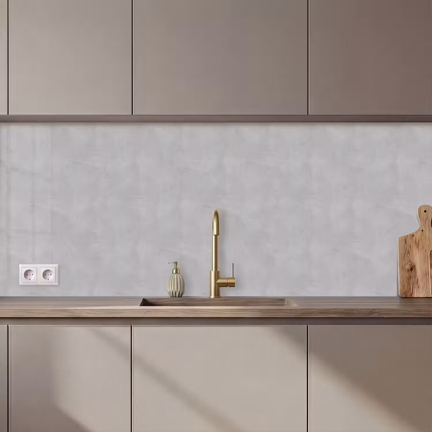 Steen - Patronen - Beton keuken achterwand 2 middel 871 zz_3dshopping