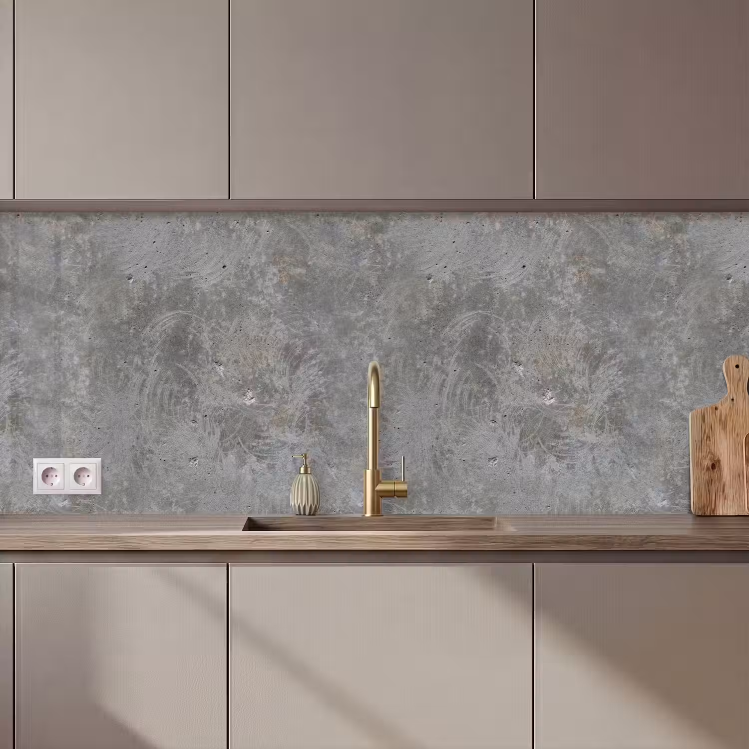 Stenen - Beton - Patronen keuken achterwand 2 middel 871 zz_3dshopping
