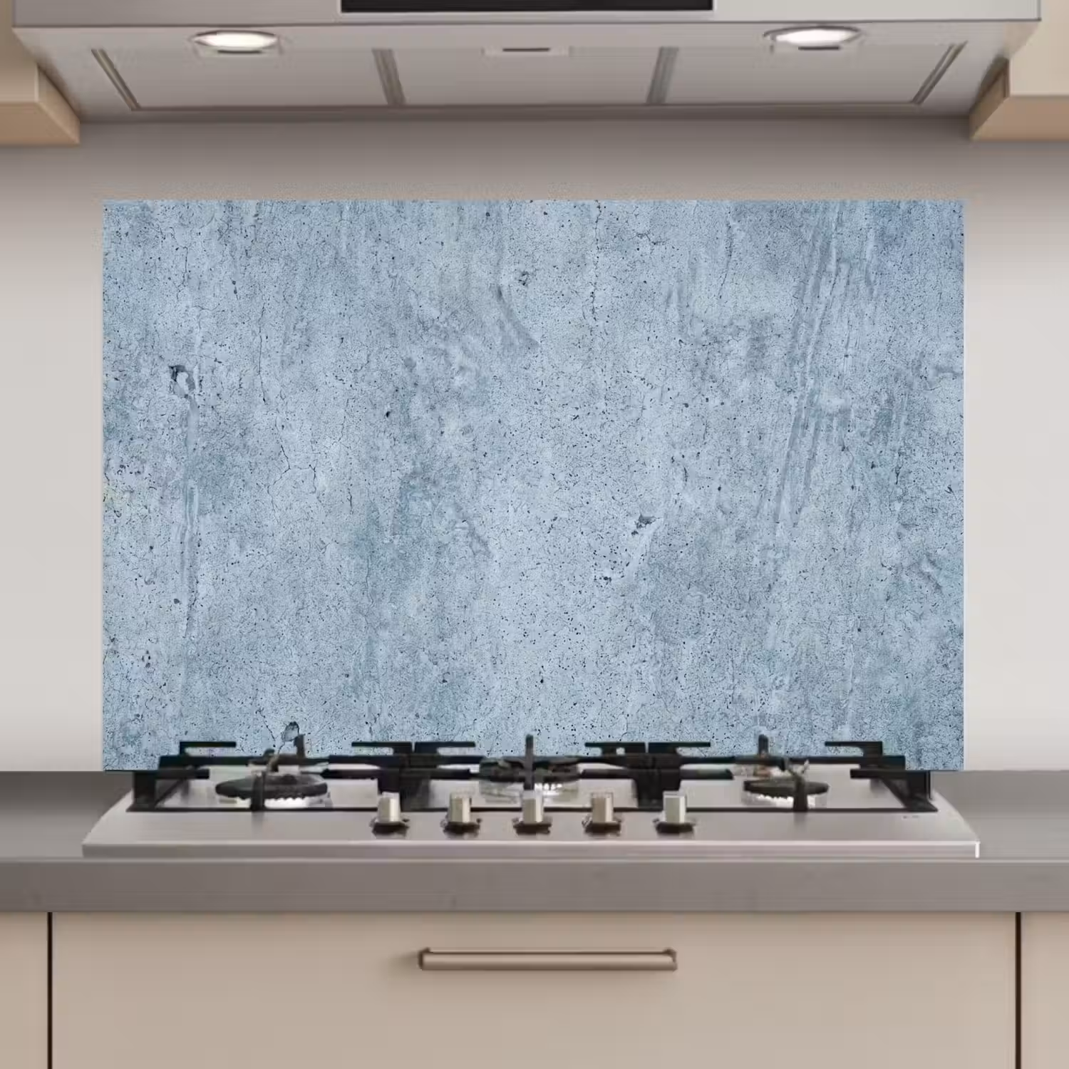 Oppervlak - Ruw - Abstract - Modern - Grijs keuken achterwand spatscherm klein -3d_website