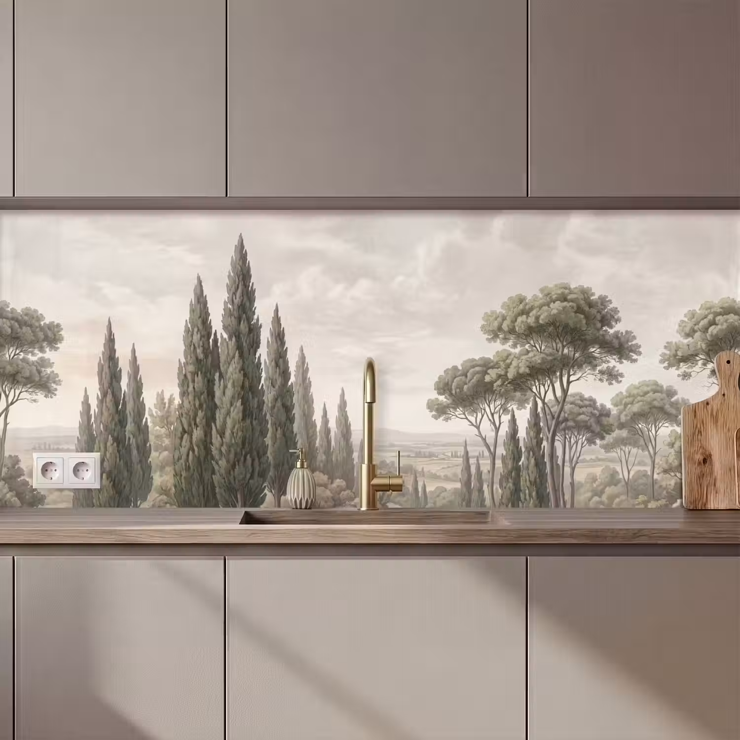 Vallei - Bos - Natuur - Groen keuken achterwand 2 middel zz_3dshopping