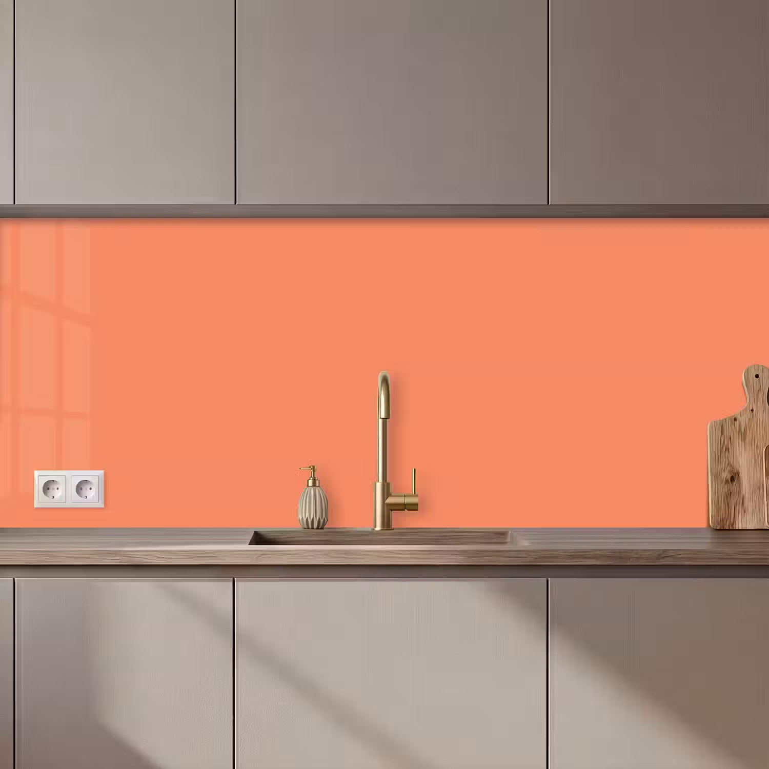 Warm - Clay - Terracotta keuken achterwand 2 middel 871 zz_3dshopping