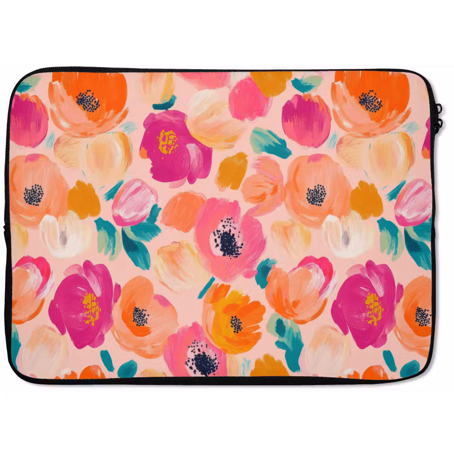 Bloesems - Vrolijk - Kleurrijk laptophoes neopreen klein 279 -zkaufland3dotto