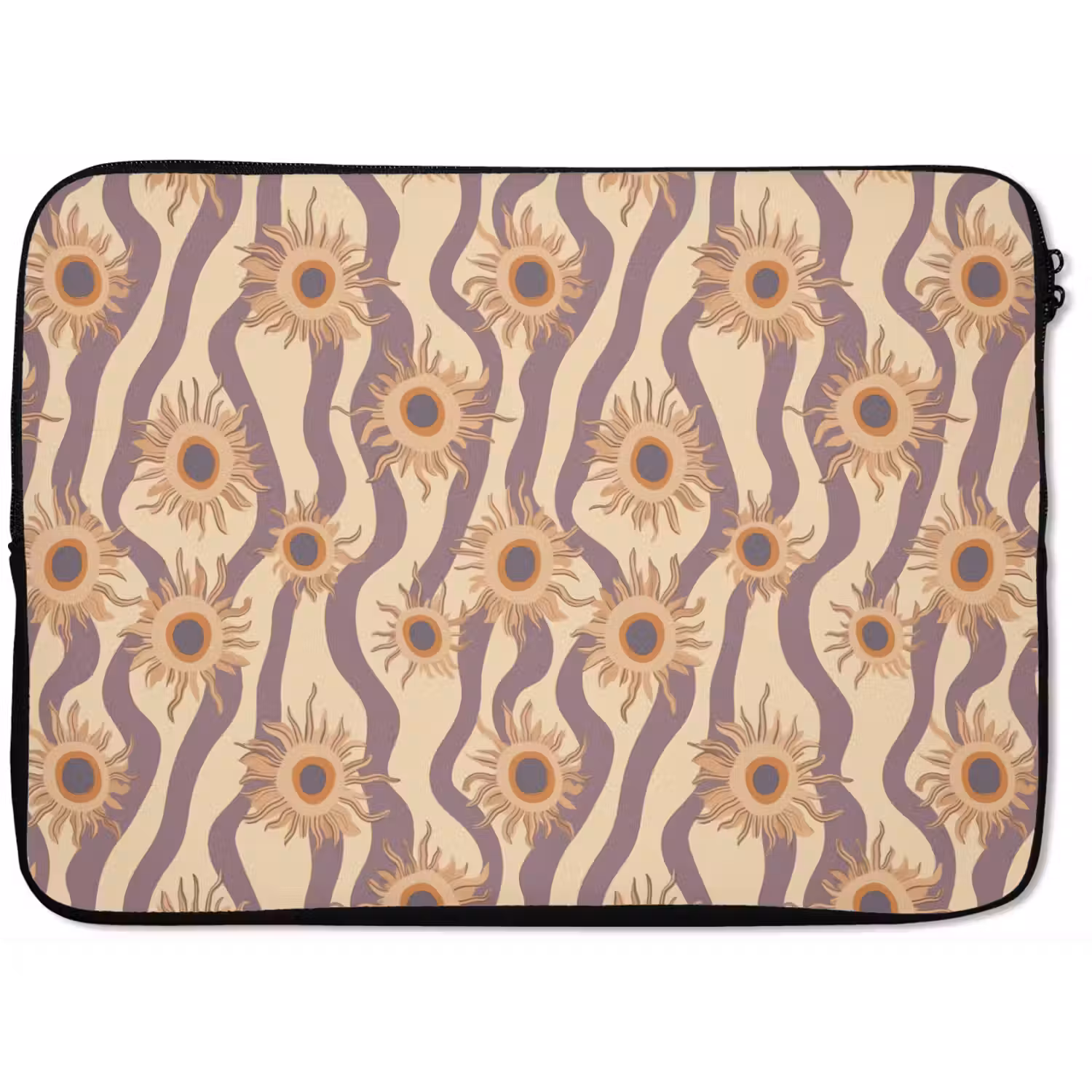 Bohemian - Vibe - Lavendelpaars laptophoes neopreen klein 279 -zkaufland3dotto