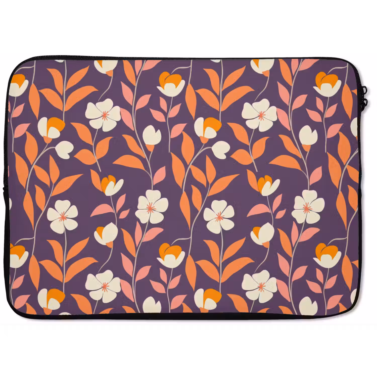 Boho - Vintage - Paars laptophoes neopreen klein 279 -zkaufland3dotto