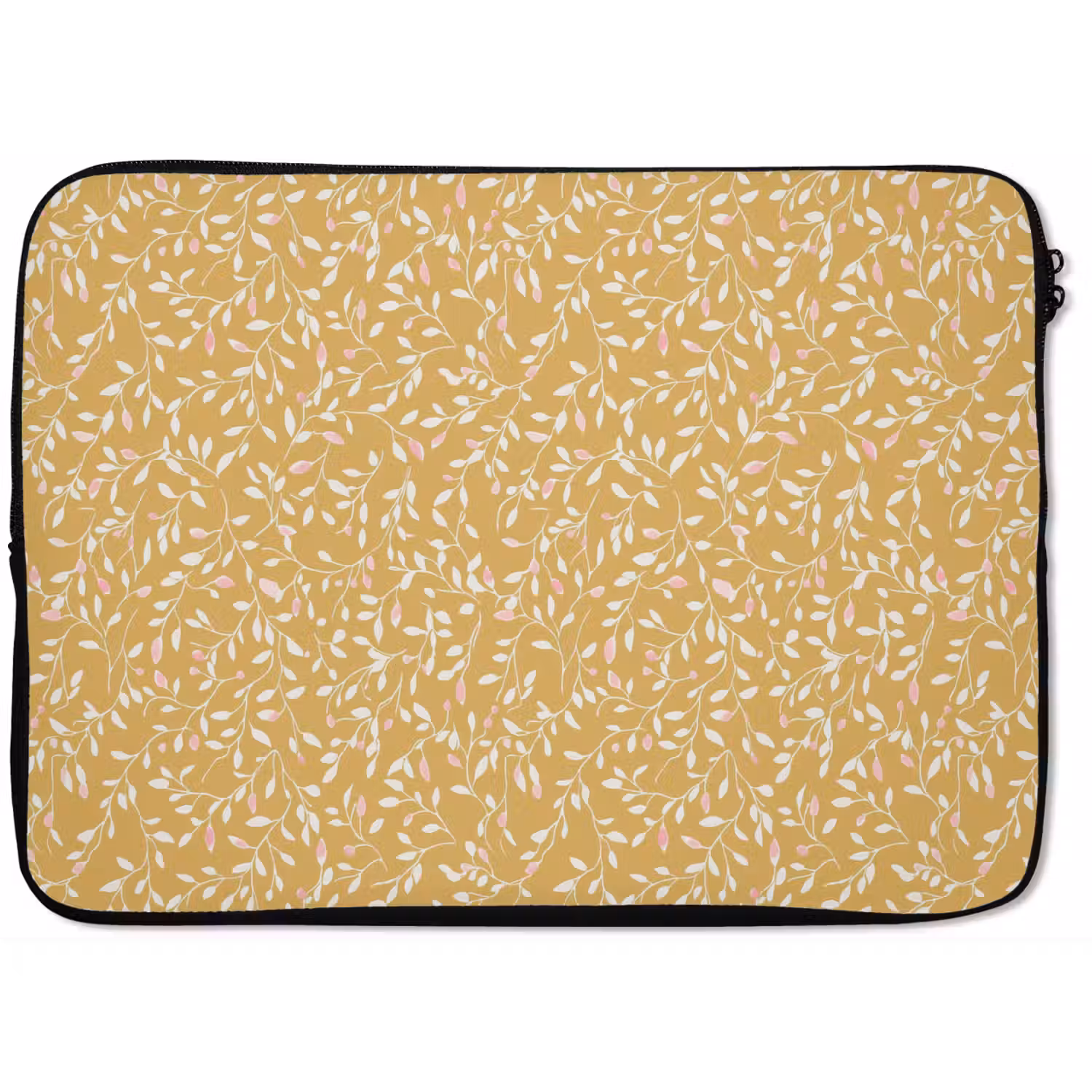 Takjes - Patroon - Oker laptophoes neopreen klein 279 -zkaufland3dotto