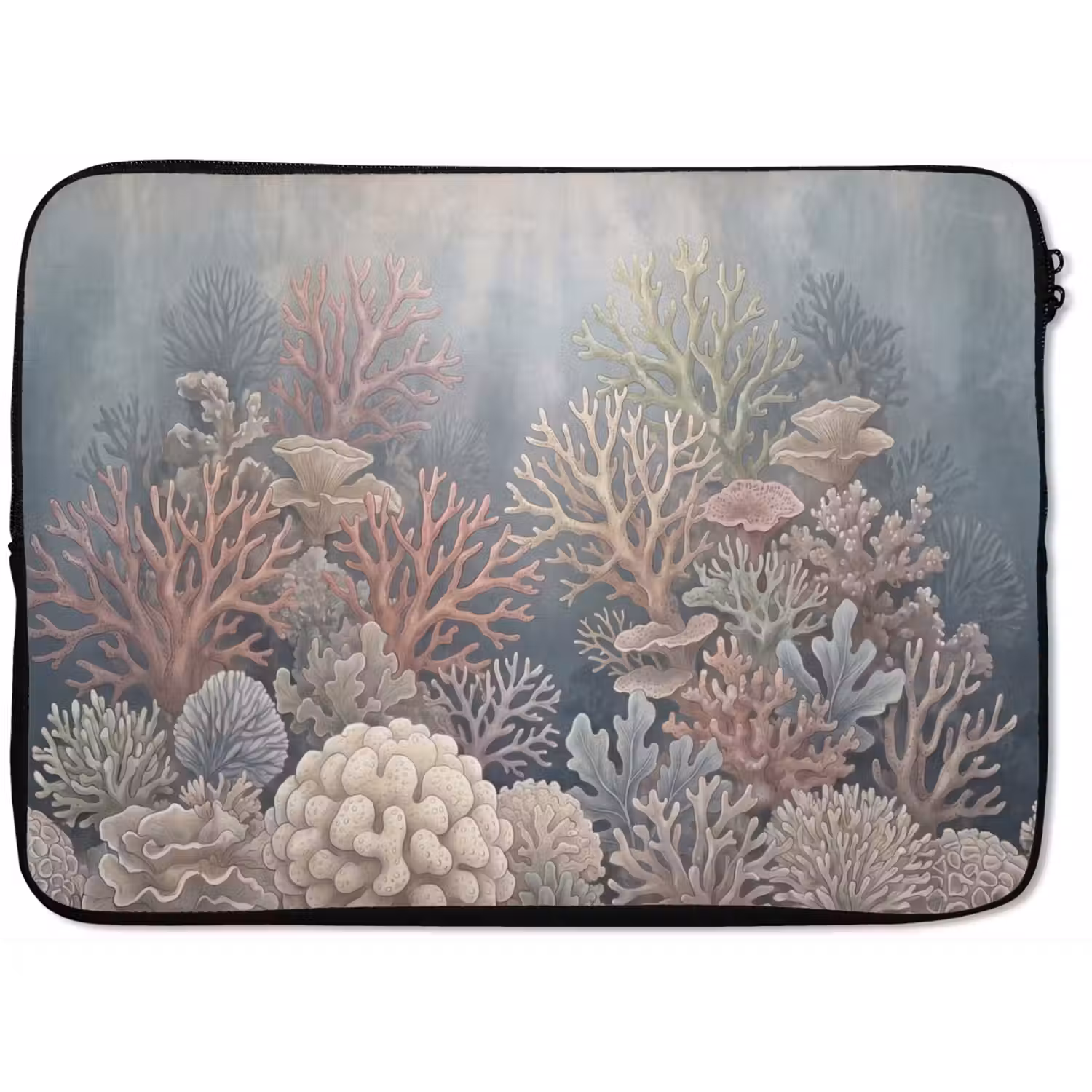 Koraal - Zeeleven - Onderwater - Illustratie - Natuur laptophoes neopreen klein -zkaufland3dotto