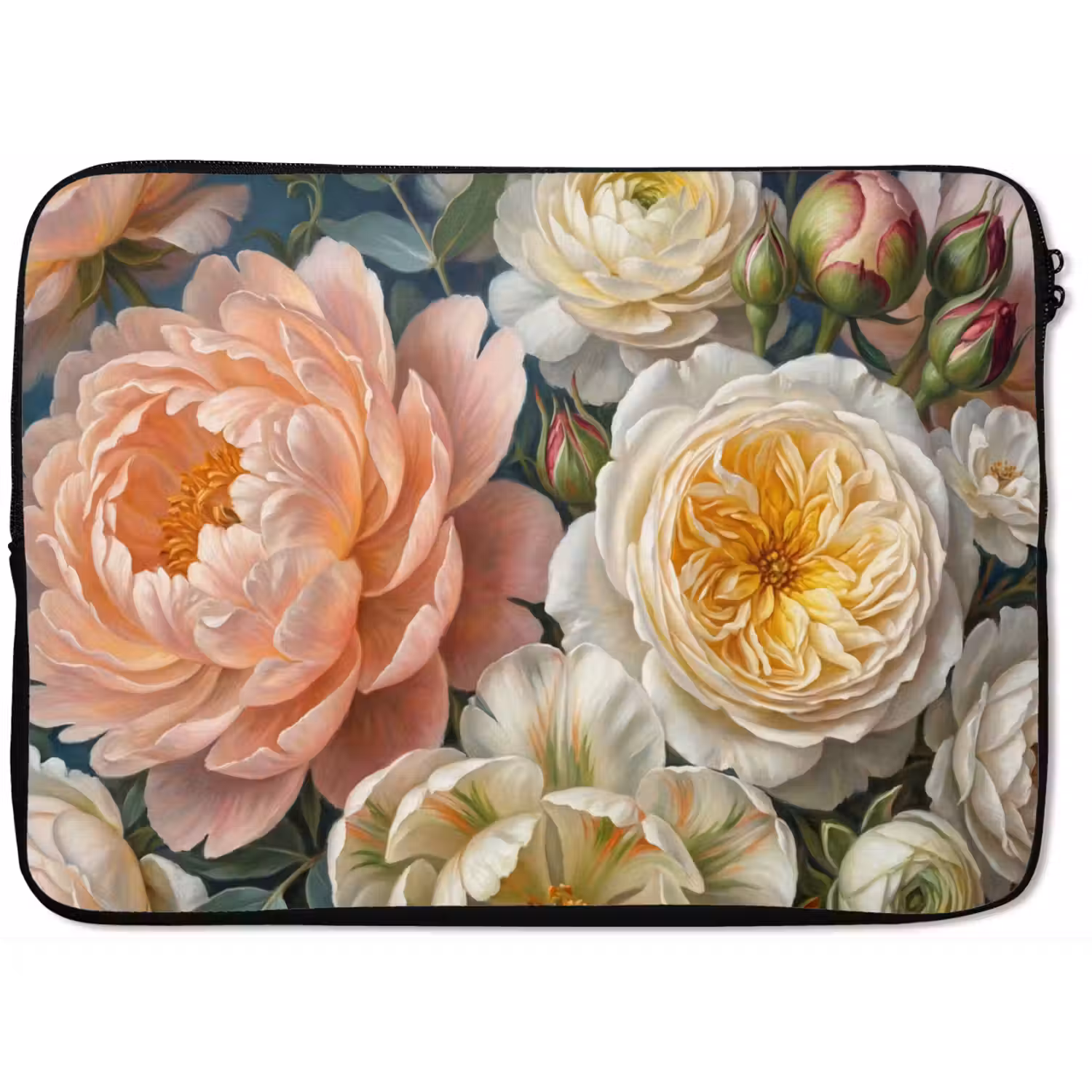 Bloemen - Boeket - Natuur - Klassiek - Kleurrijk laptophoes neopreen klein -zkaufland3dotto