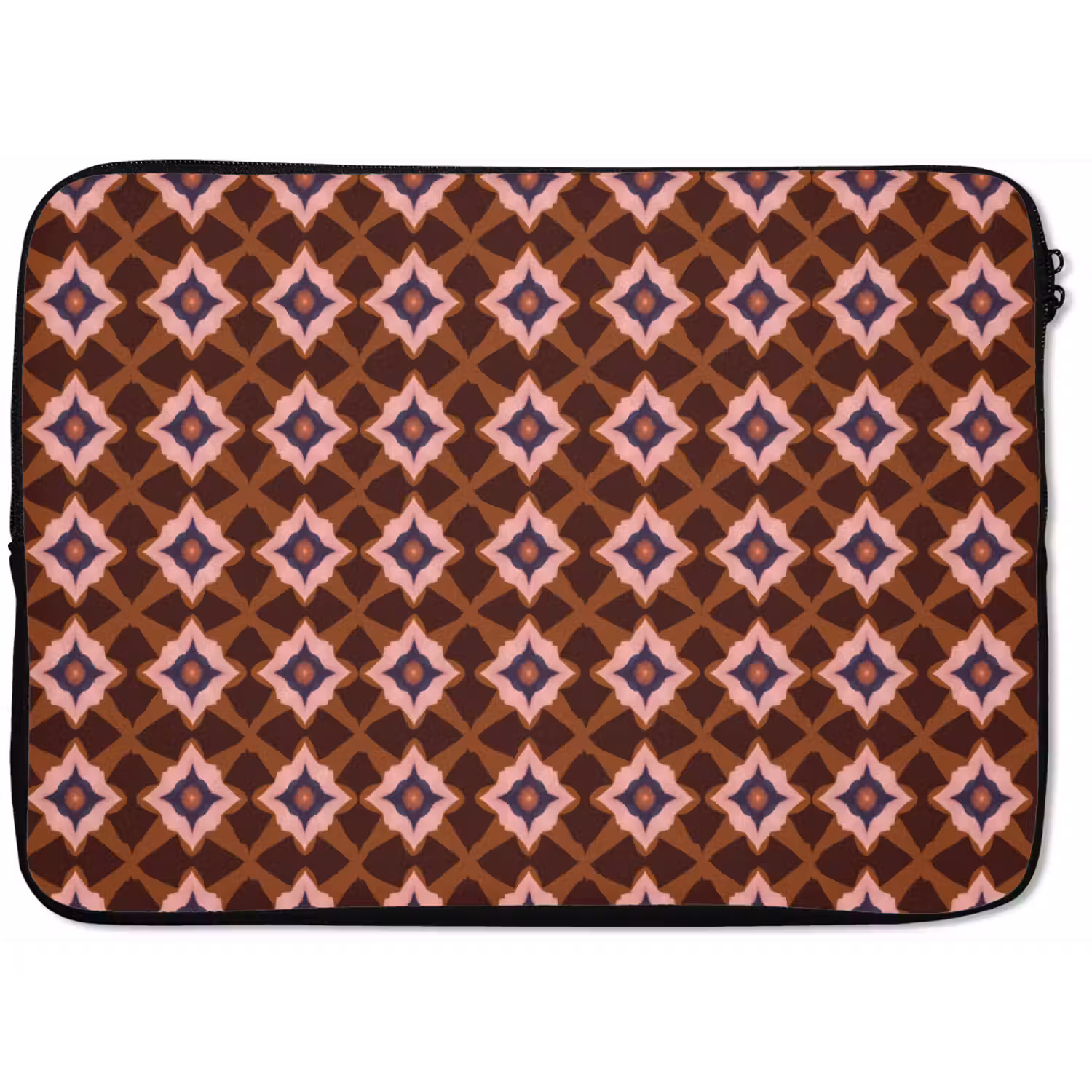 Geometrisch - Sierlijk - Bruin laptophoes neopreen klein 279 -zkaufland3dotto