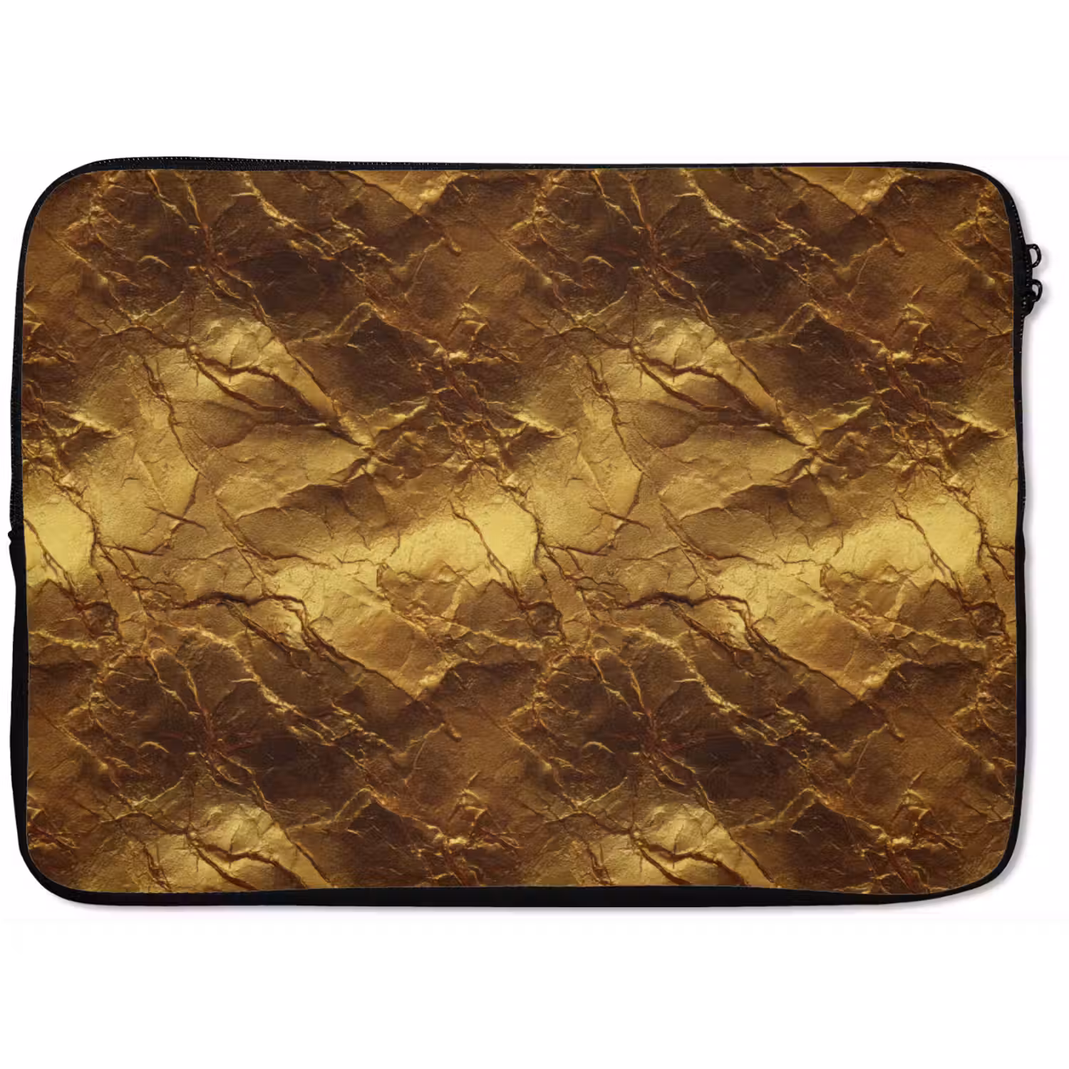 Bladgoud - Textuur - Goud laptophoes neopreen klein 279 -zkaufland3dotto