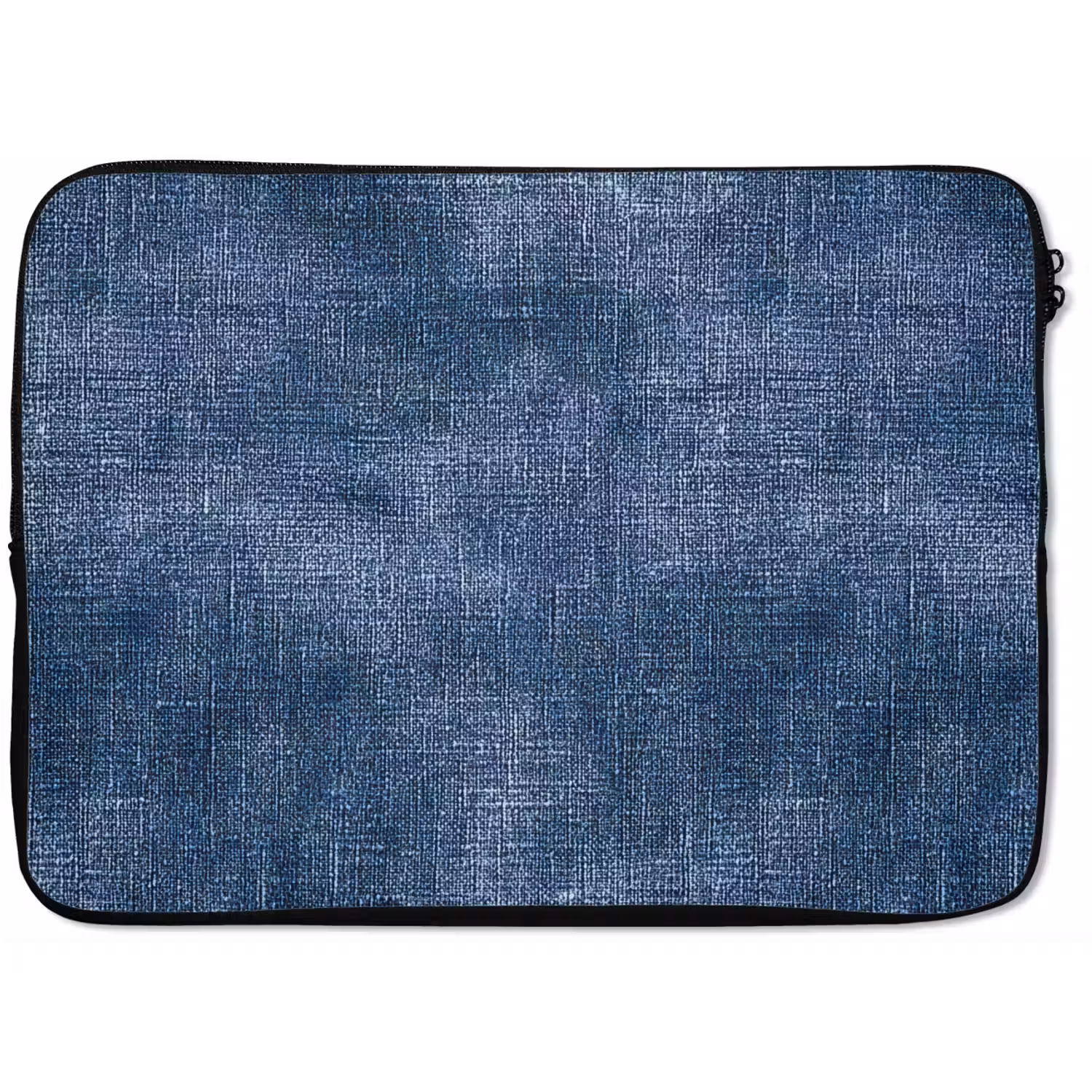 Linnen - Textuur - Patroon - Denim - Rustiek laptophoes neopreen klein 279 -zkaufland3dotto
