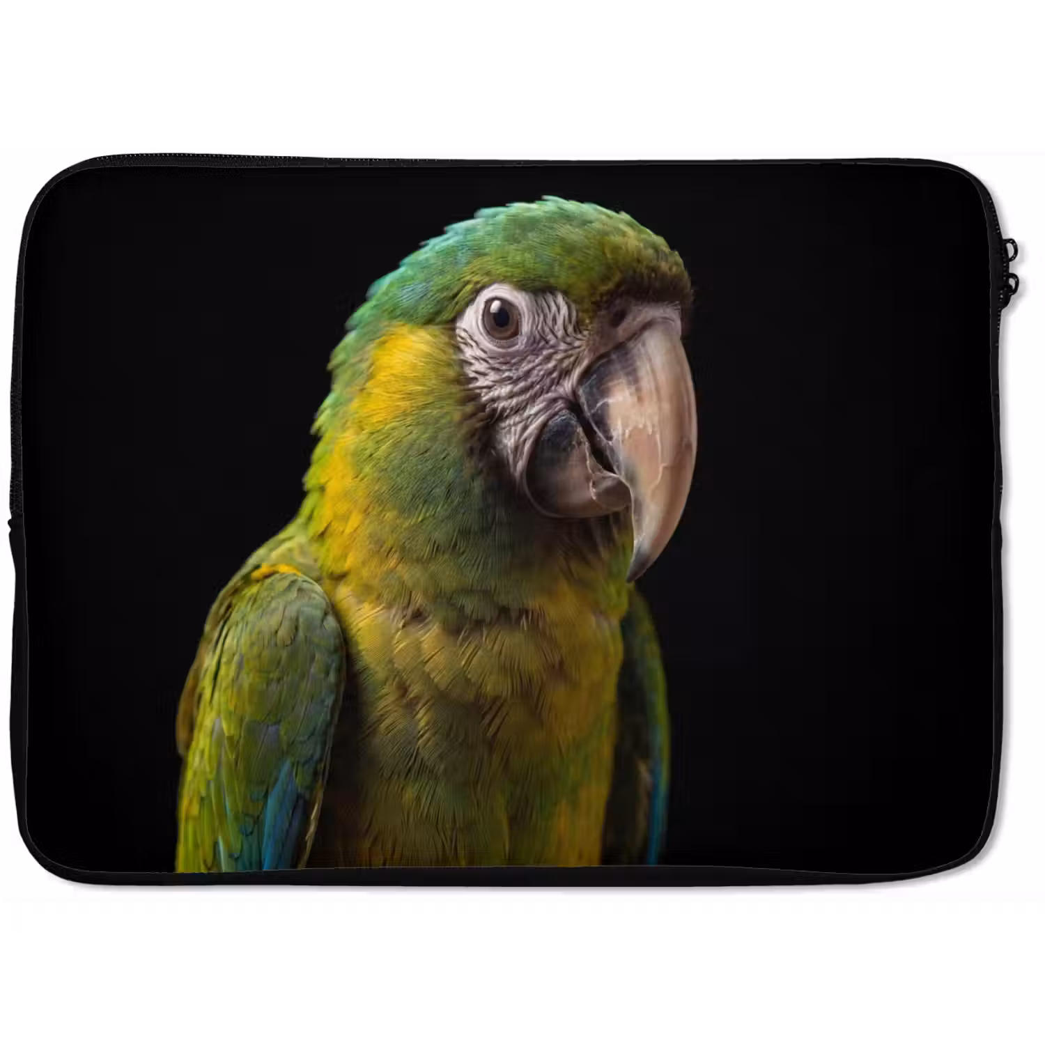 Ara - Portret - Groen laptophoes neopreen klein -zkaufland3dotto