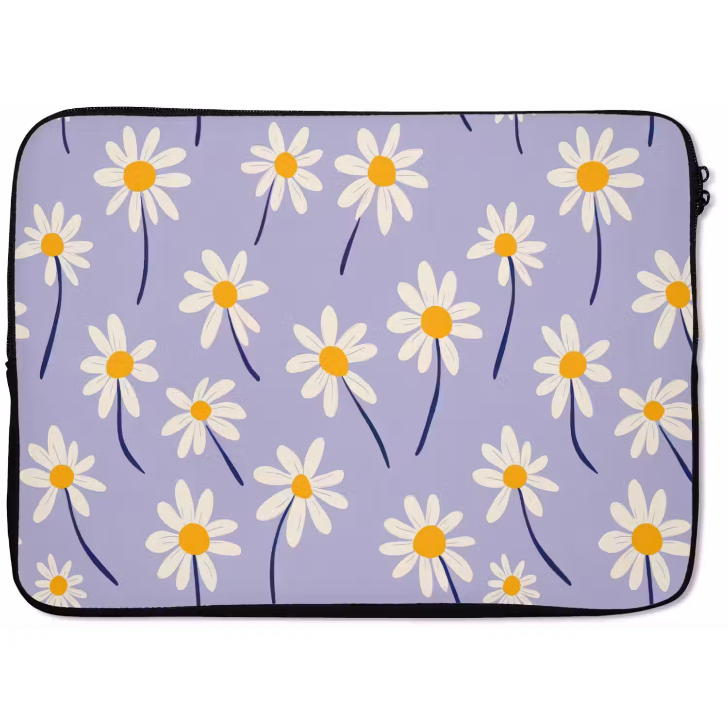 Modern - Madelief - Paars laptophoes neopreen klein 279 -zkaufland3dotto