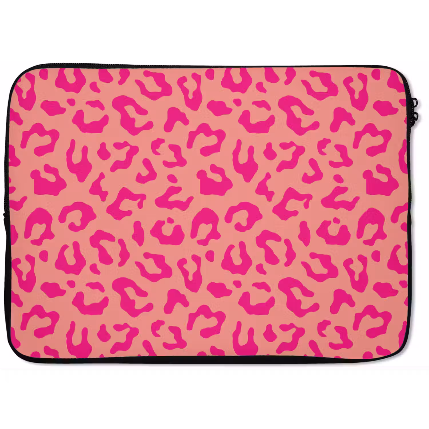 Panterprint - Roze - Dierenprint - Minimalistisch laptophoes neopreen klein -zkaufland3dotto