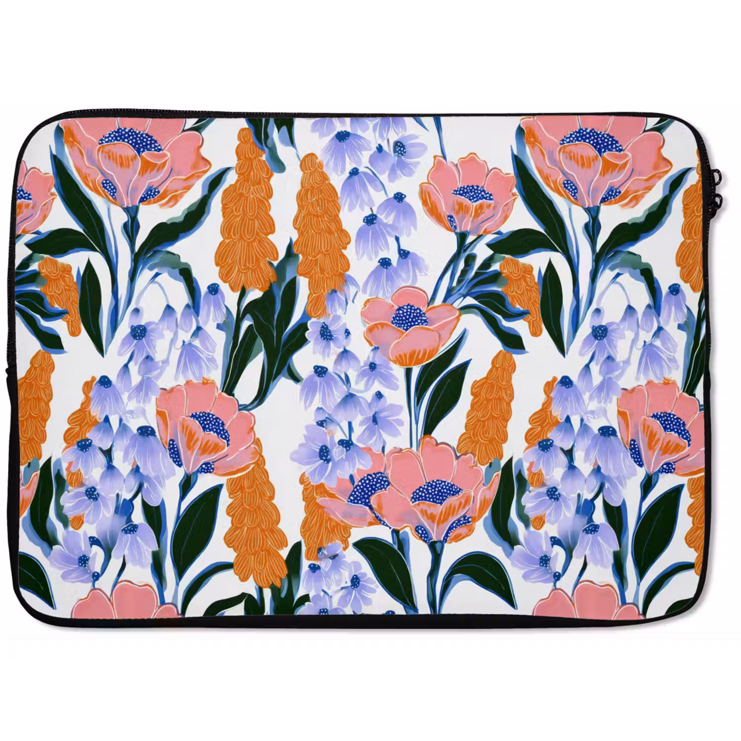 Patroon - Aquarel - Kleurrijk laptophoes neopreen klein 279 -zkaufland3dotto