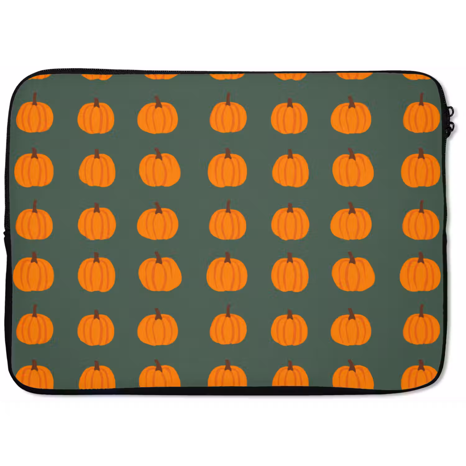 Pompoen - Patroon - Oranje laptophoes neopreen klein 279 -zkaufland3dotto