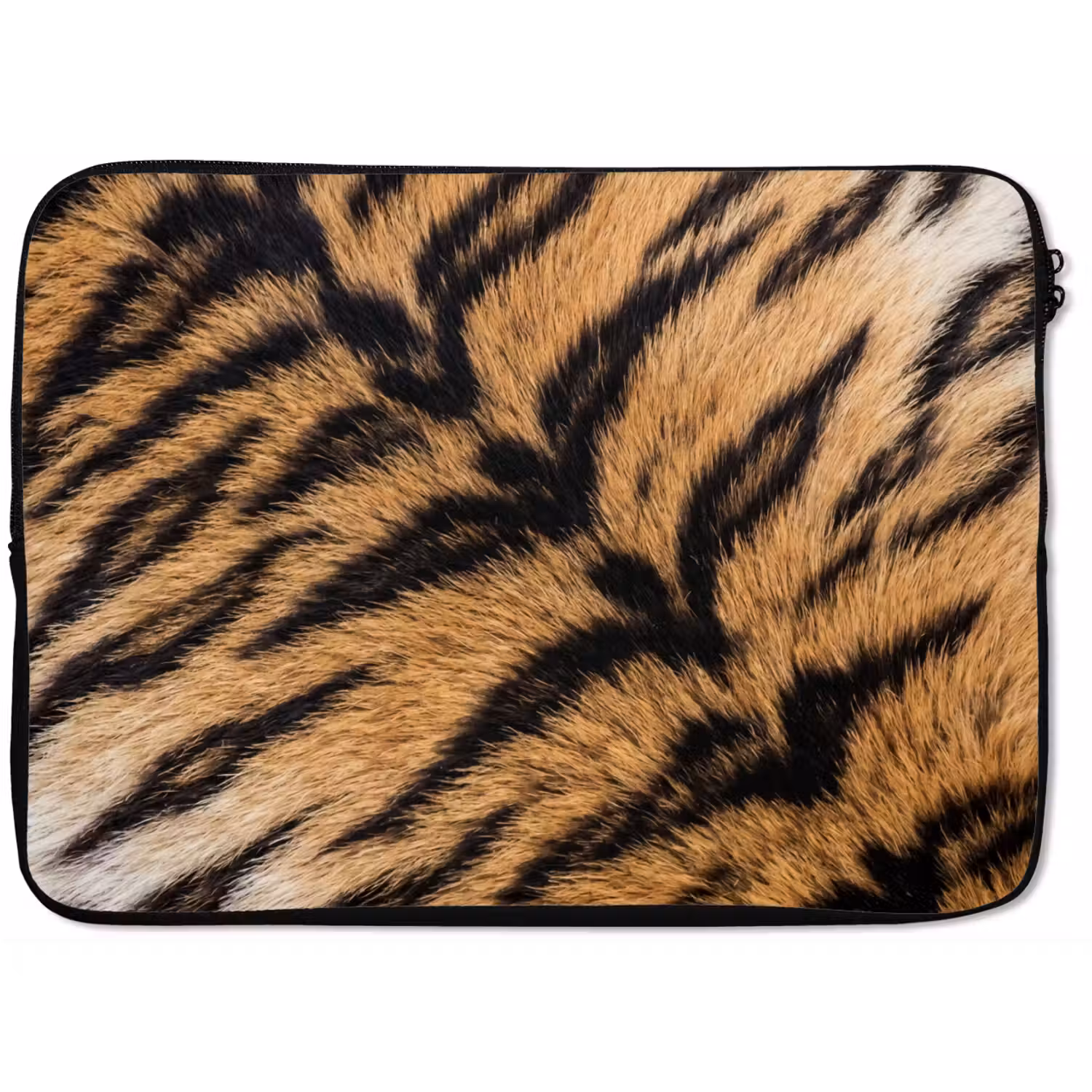 Realistisch - Tijgervacht - Zwart laptophoes neopreen klein -zkaufland3dotto