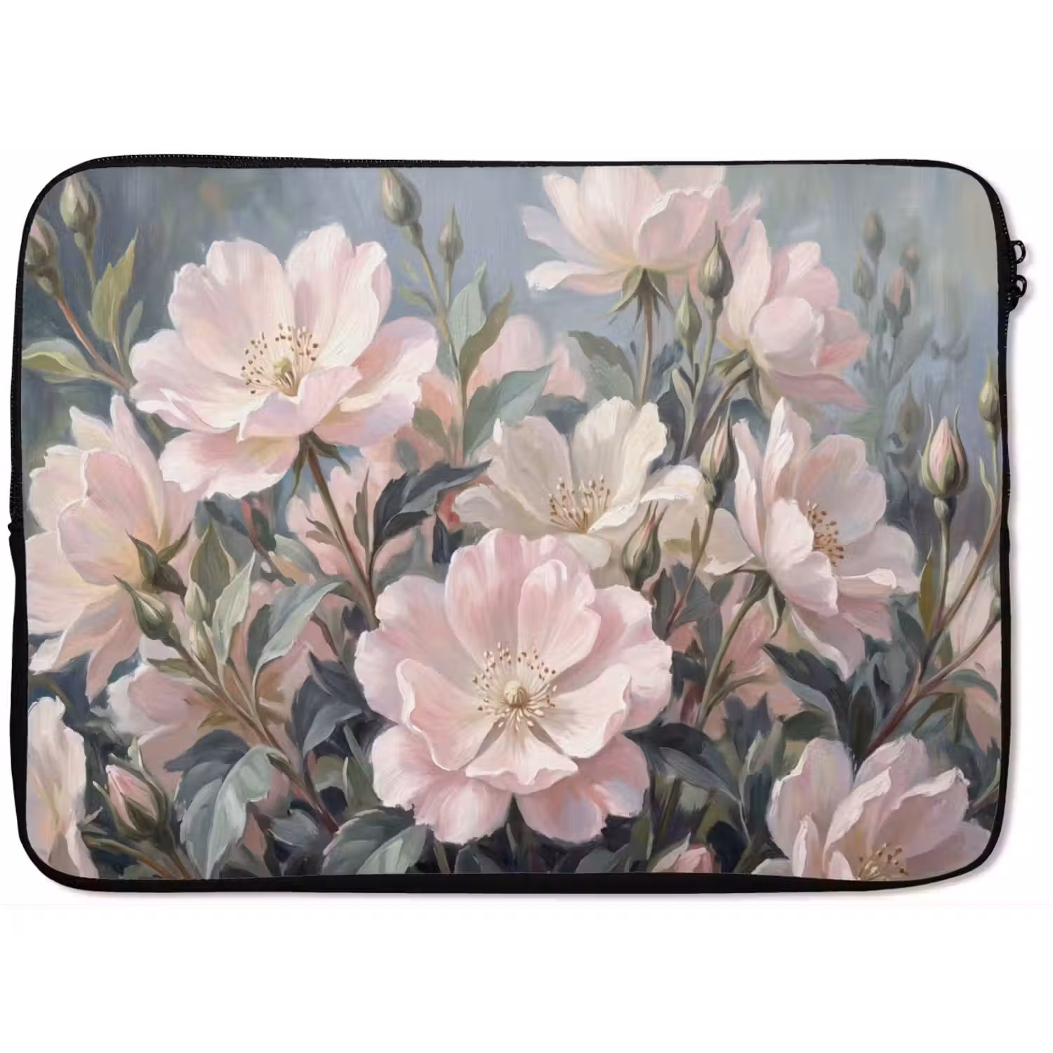 Rozen - Illustratie - Roze laptophoes neopreen klein -zkaufland3dotto