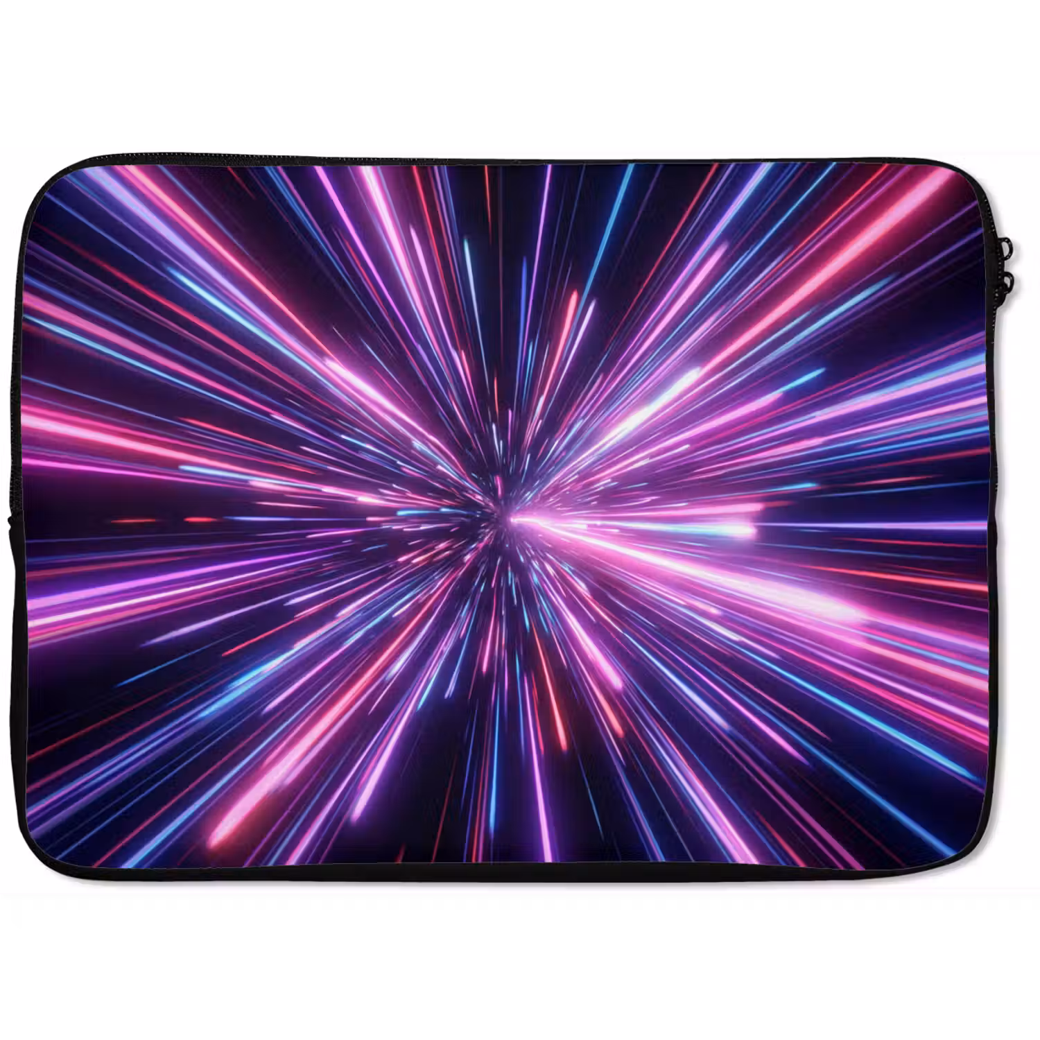 Lichtsnelheid - Ruimte - Roze - Paars laptophoes neopreen klein -zkaufland3dotto