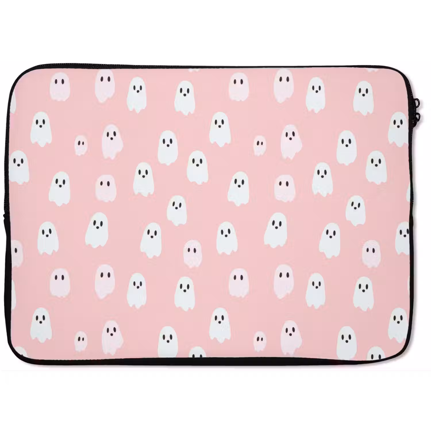 Spookjes - Patroon - Roze laptophoes neopreen klein 279 -zkaufland3dotto
