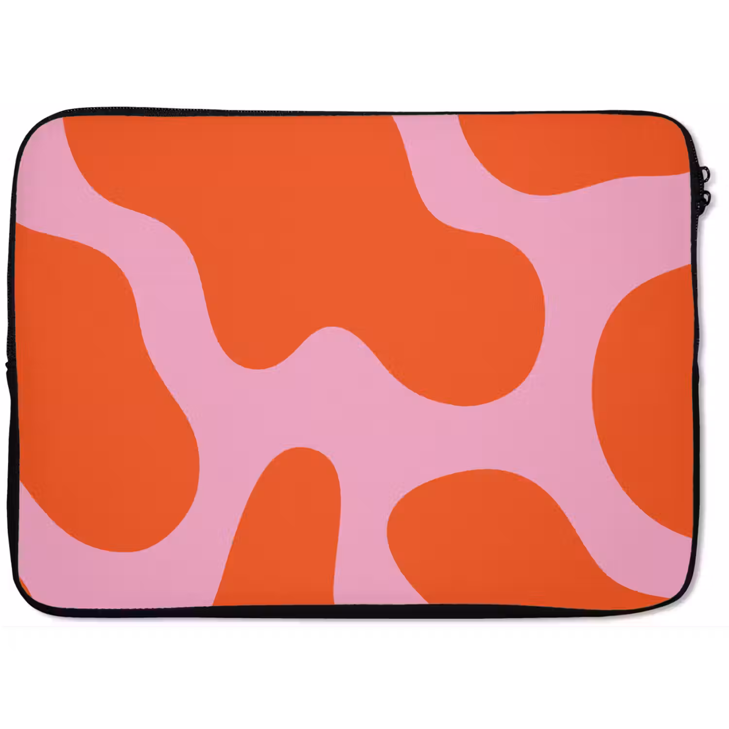 Vlekken - Rood - Roze - Patroon - Minimalistisch laptophoes neopreen klein -zkaufland3dotto