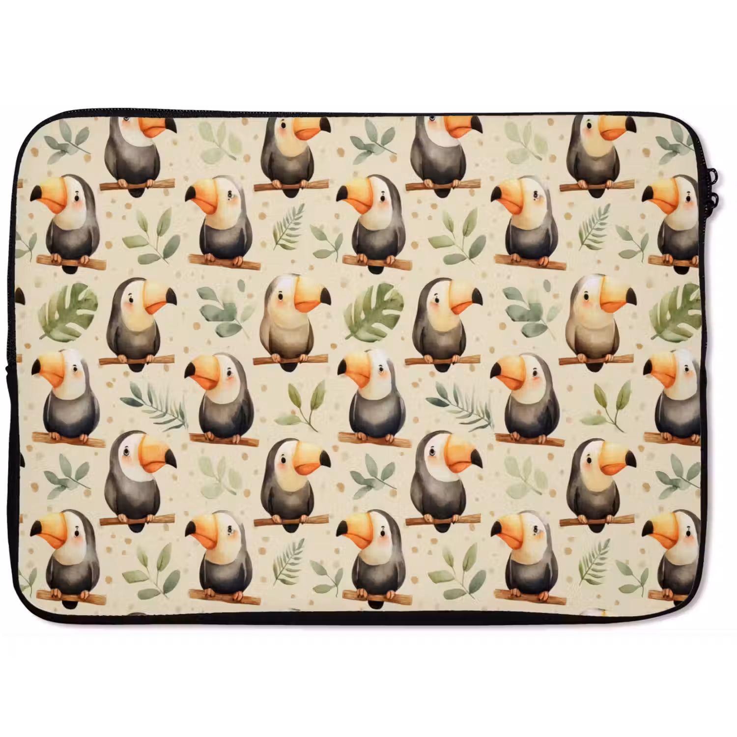 Toekans - Exotisch - Kleurrijk laptophoes neopreen klein 279 -zkaufland3dotto