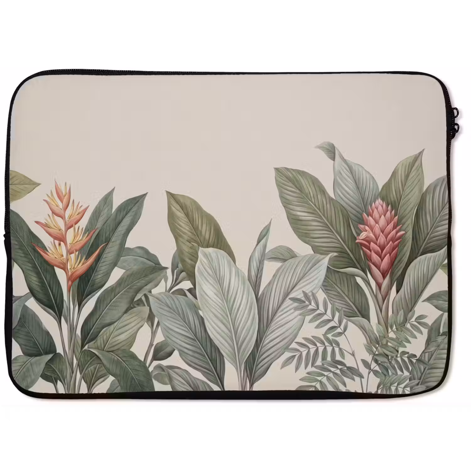Tropisch - Planten - Modern - Groen laptophoes neopreen klein -zkaufland3dotto