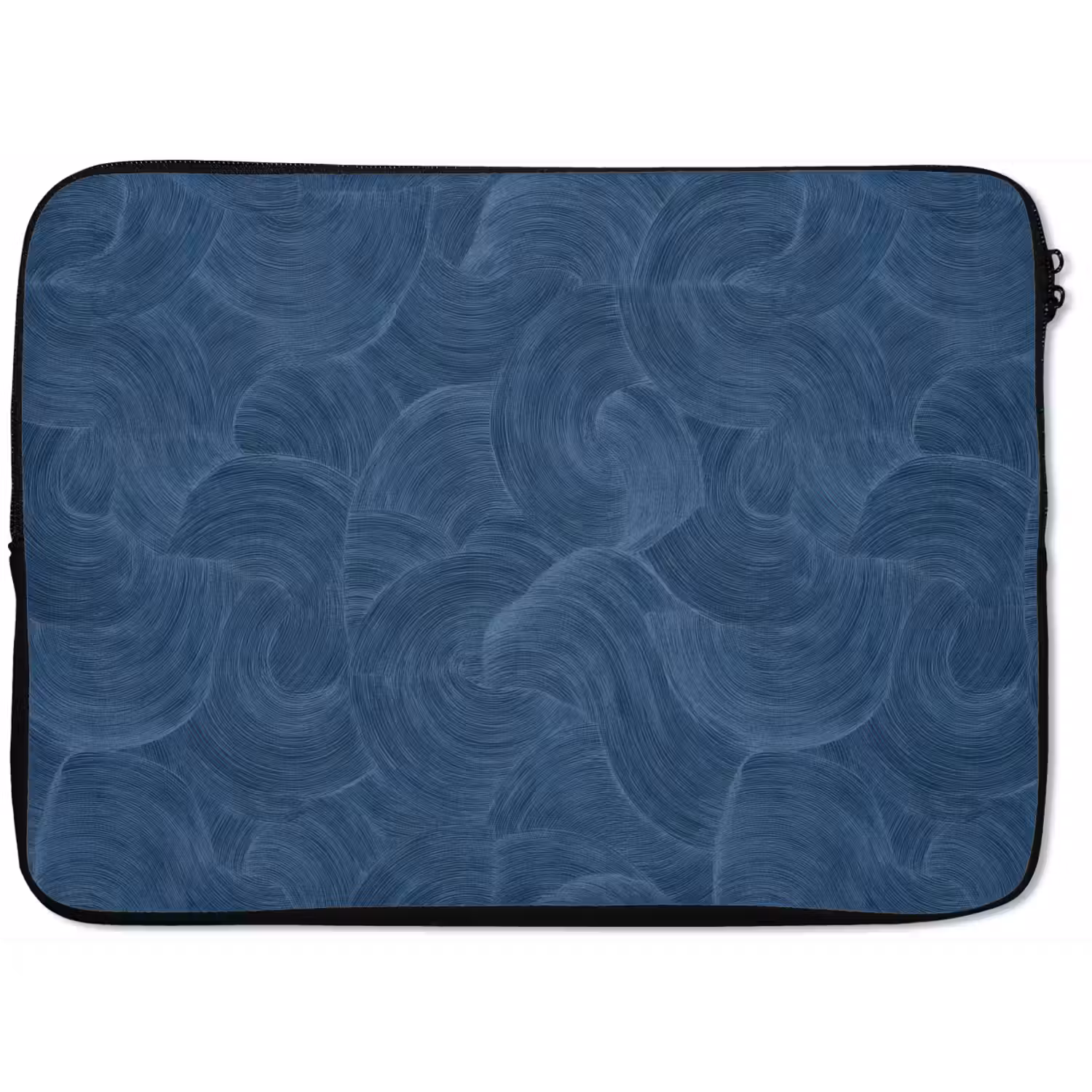 Golven - Textuur - Patroon - Blauw laptophoes neopreen klein 279 -zkaufland3dotto