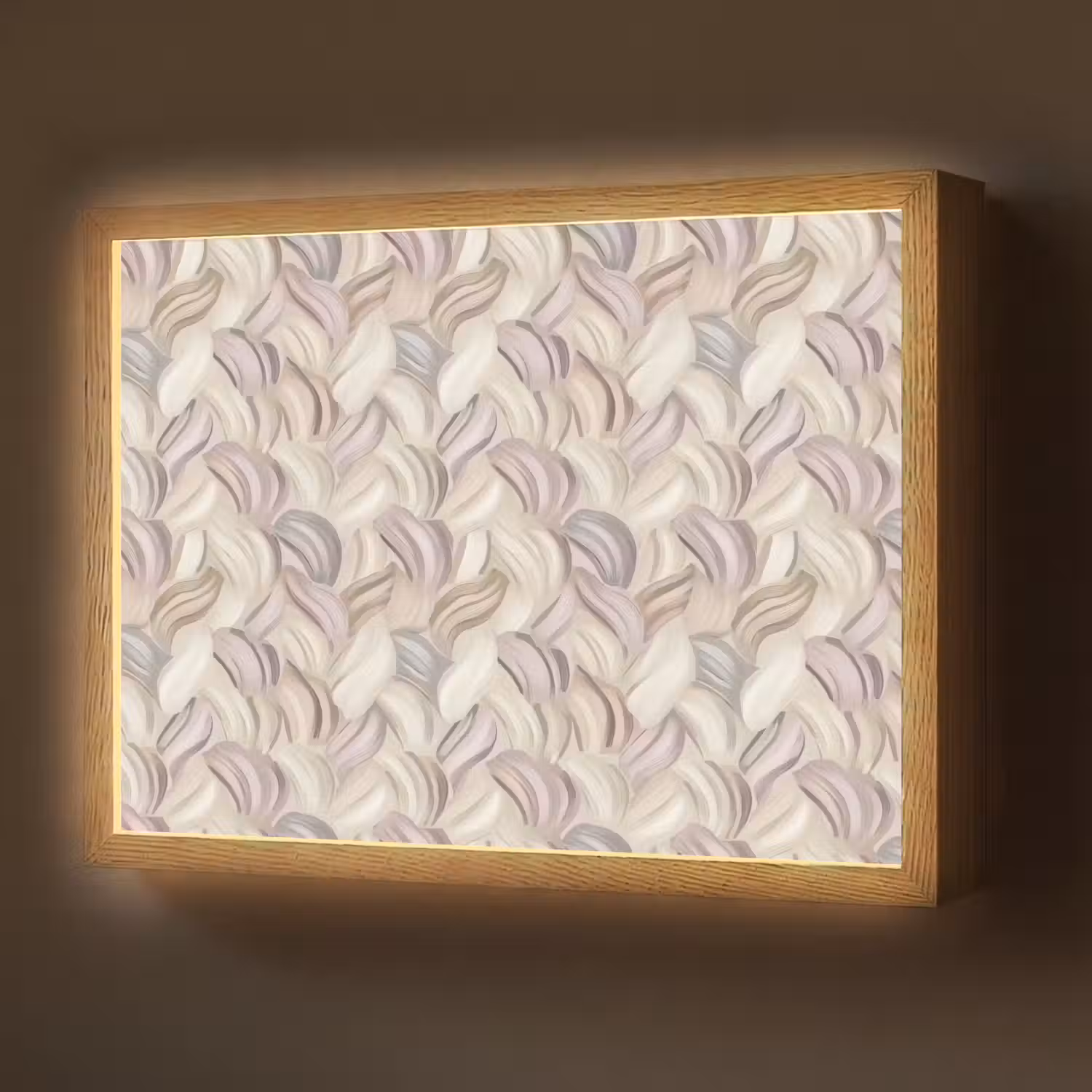 Abstract - Golvend - Pastel Light Box met batterij (Wandlamp) middel 907 -z3d_website