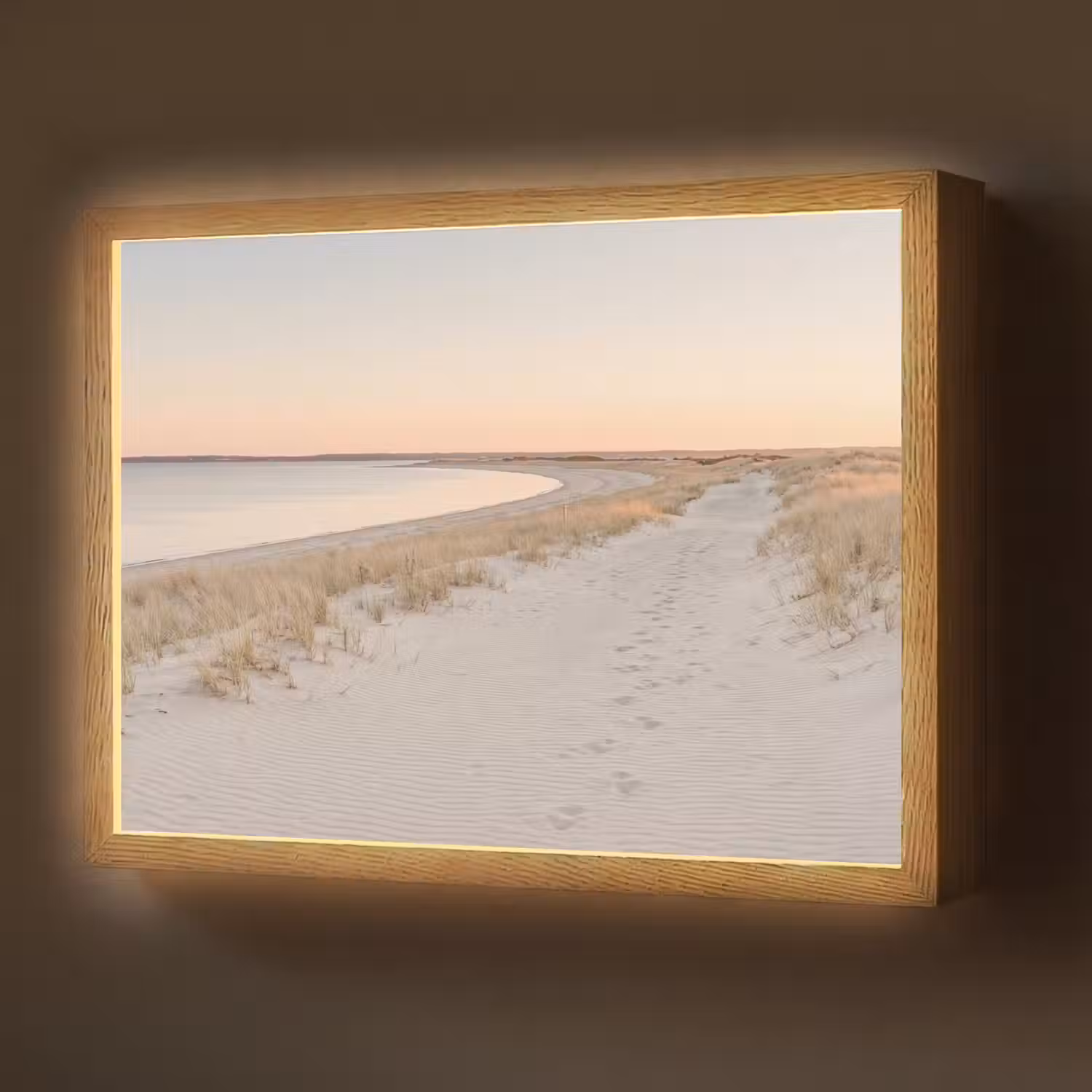 Kustlijn - Horizon - Hek Light Box met batterij (Wandlamp) middel -z3d_website