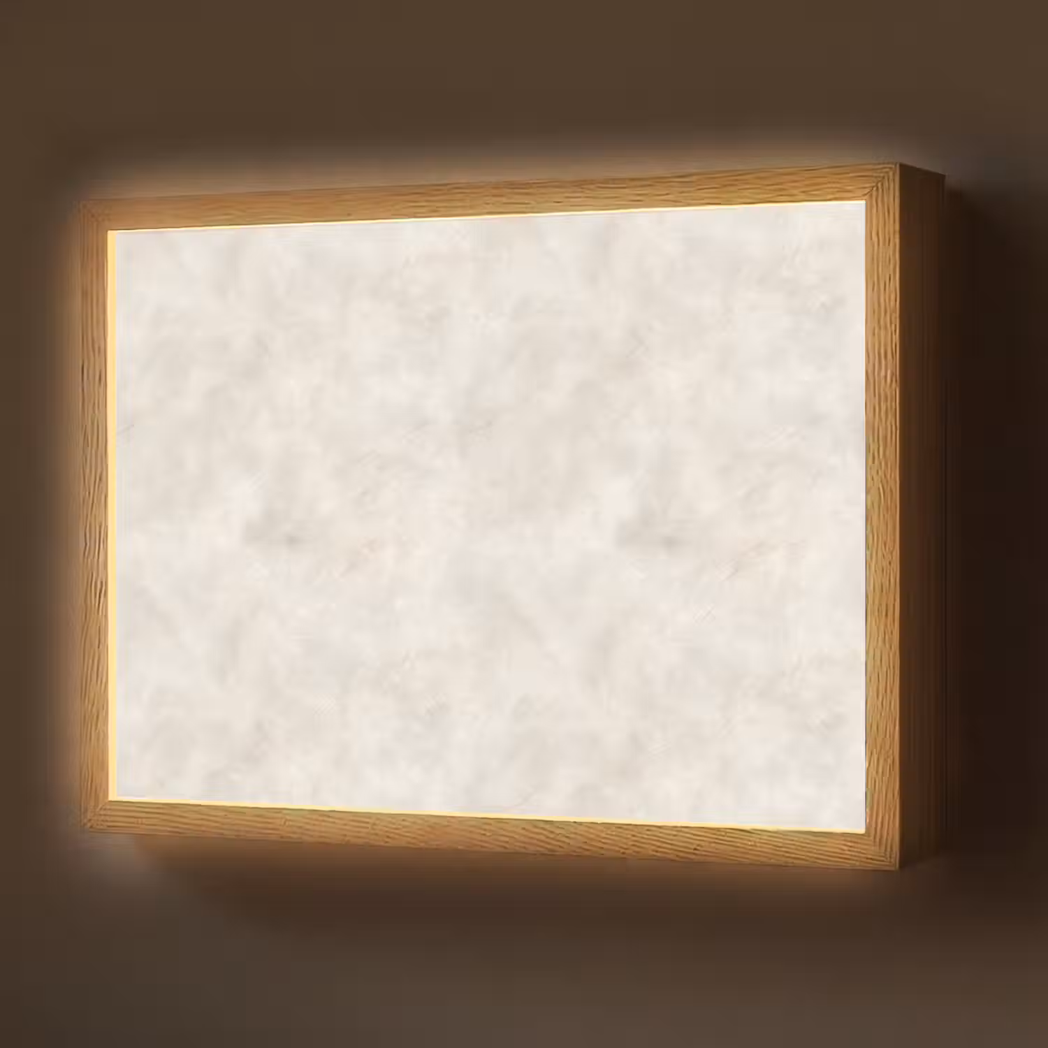 Crèmebeige - Marmer - Aders Light Box met batterij (Wandlamp) middel 907 -z3d_website