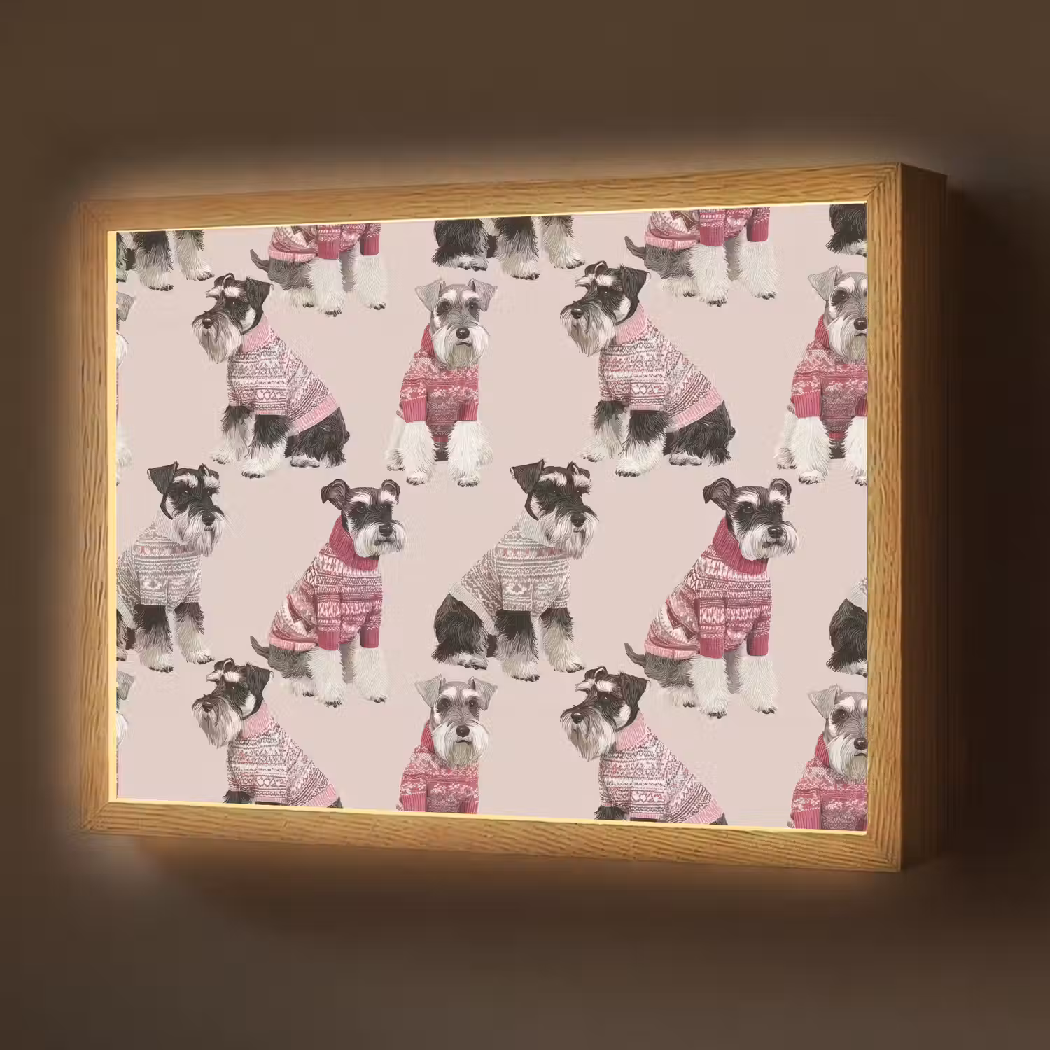 Honden - Truien - Rood Light Box met batterij (Wandlamp) middel 907 -z3d_website