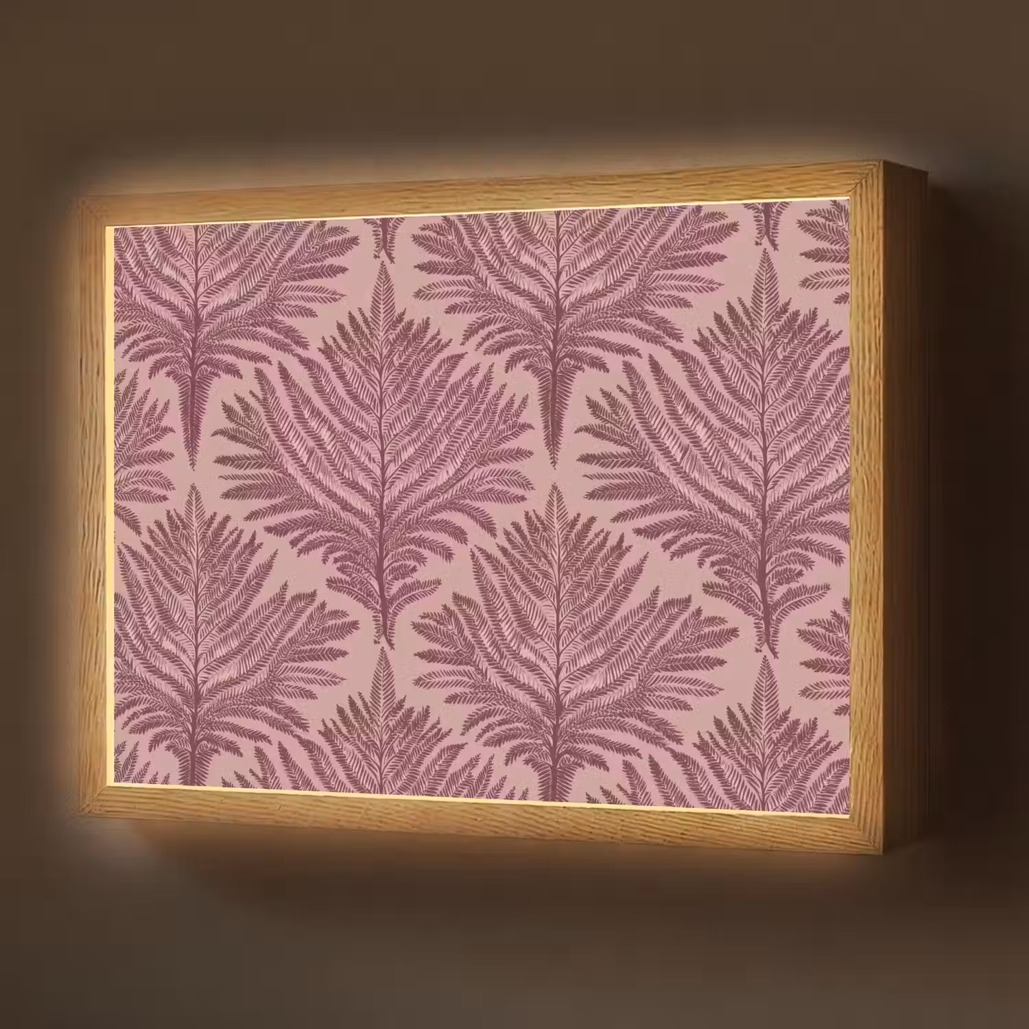 Varen - Patroon - Paars Light Box met batterij (Wandlamp) middel 907 -z3d_website