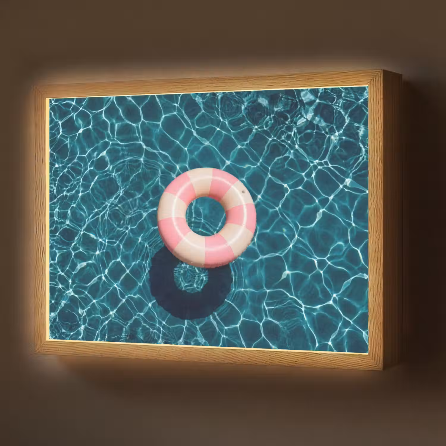 Drijvend - Zwemband - Water Light Box met batterij (Wandlamp) middel -z3d_website