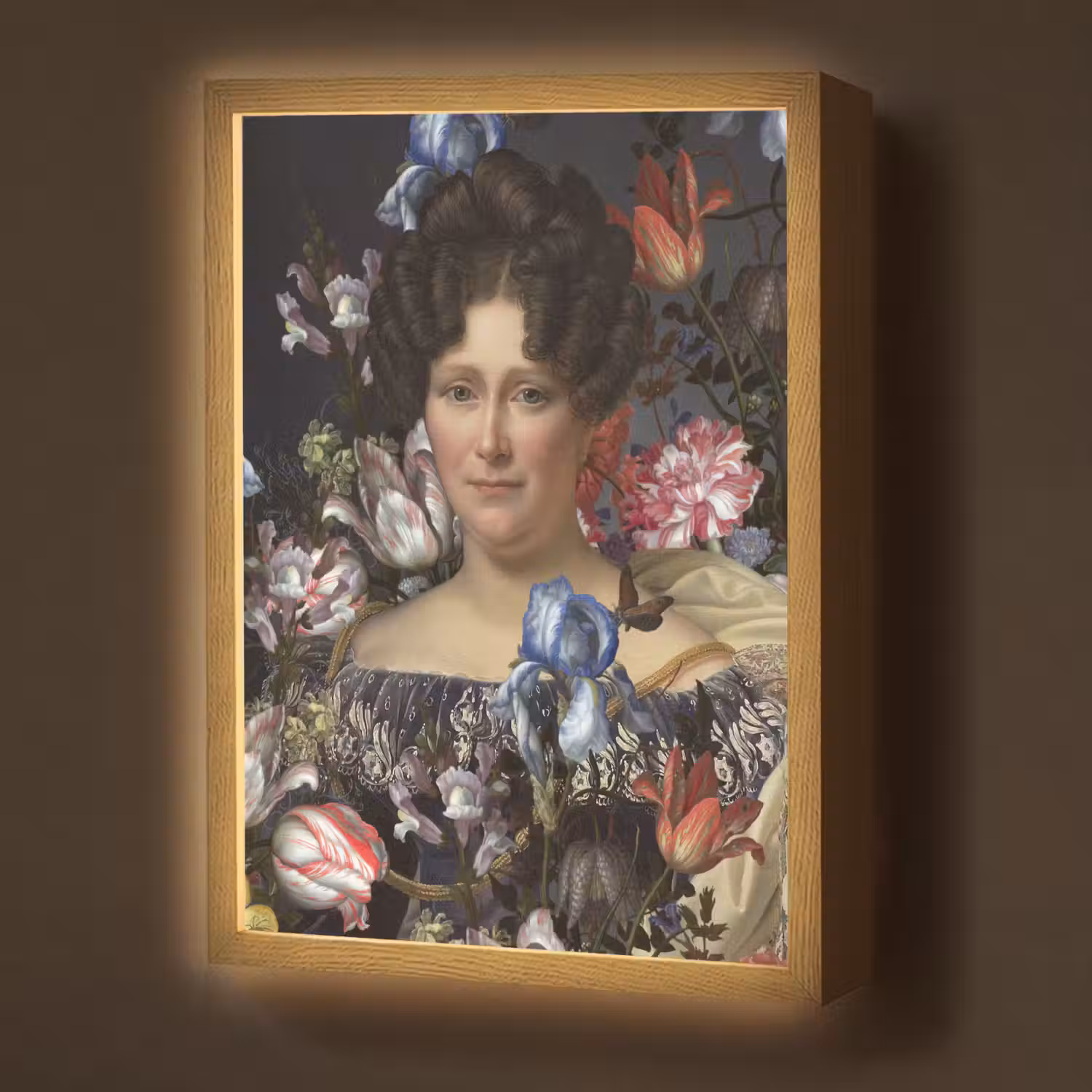 Johanna Henriette Engelen - Dubois Drahonet - Bloemen Light Box met batterij (Wandlamp) middel -z3d_website