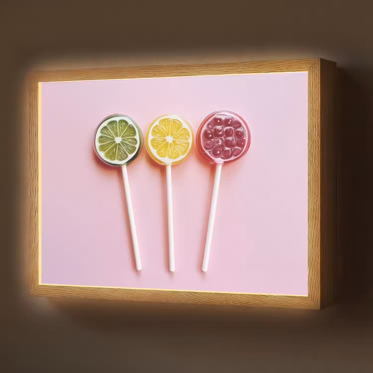 Lolly - Snoep - Citrus Light Box met batterij (Wandlamp) middel -z3d_website