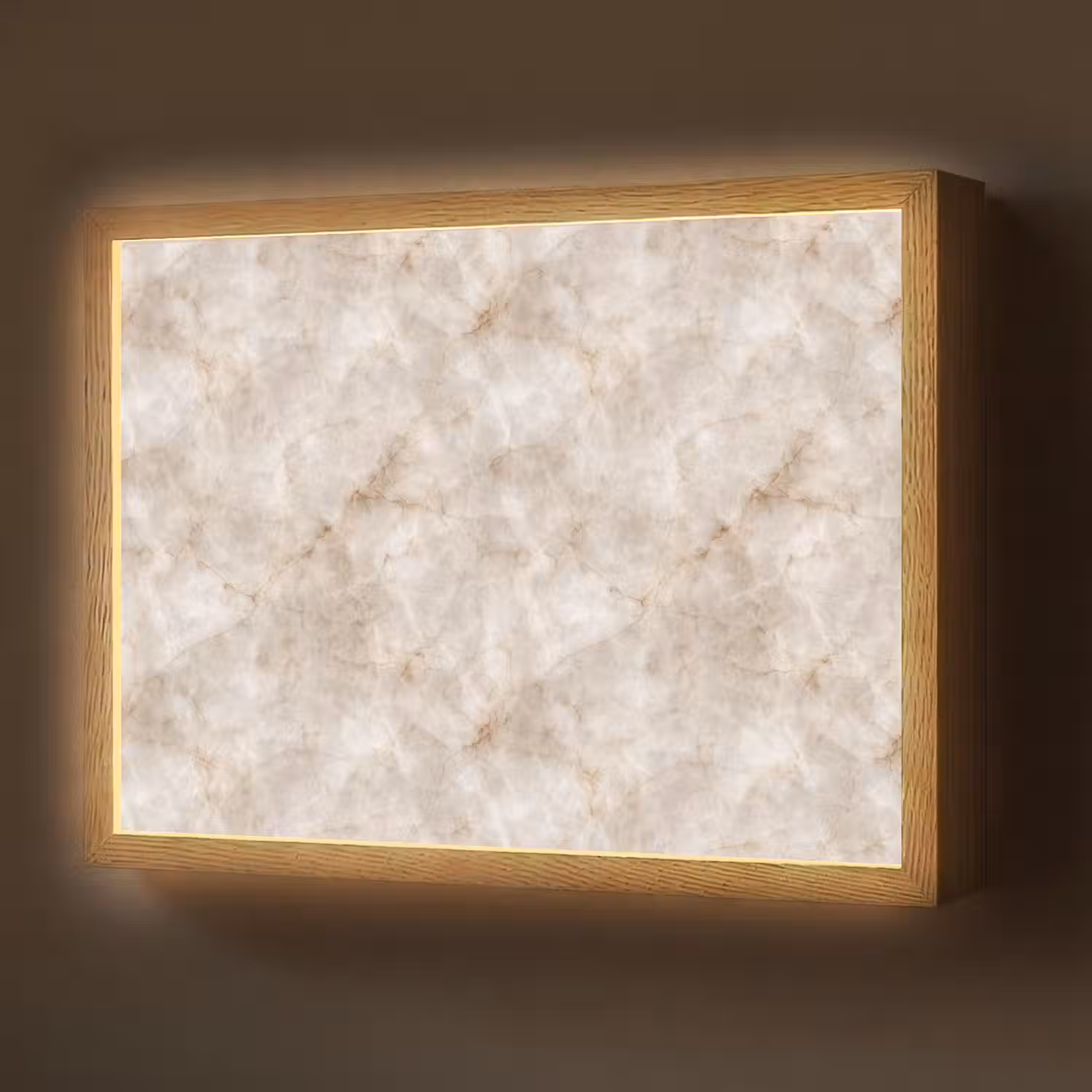 Marmer - Patroon - Klassiek Light Box met batterij (Wandlamp) middel 907 -z3d_website