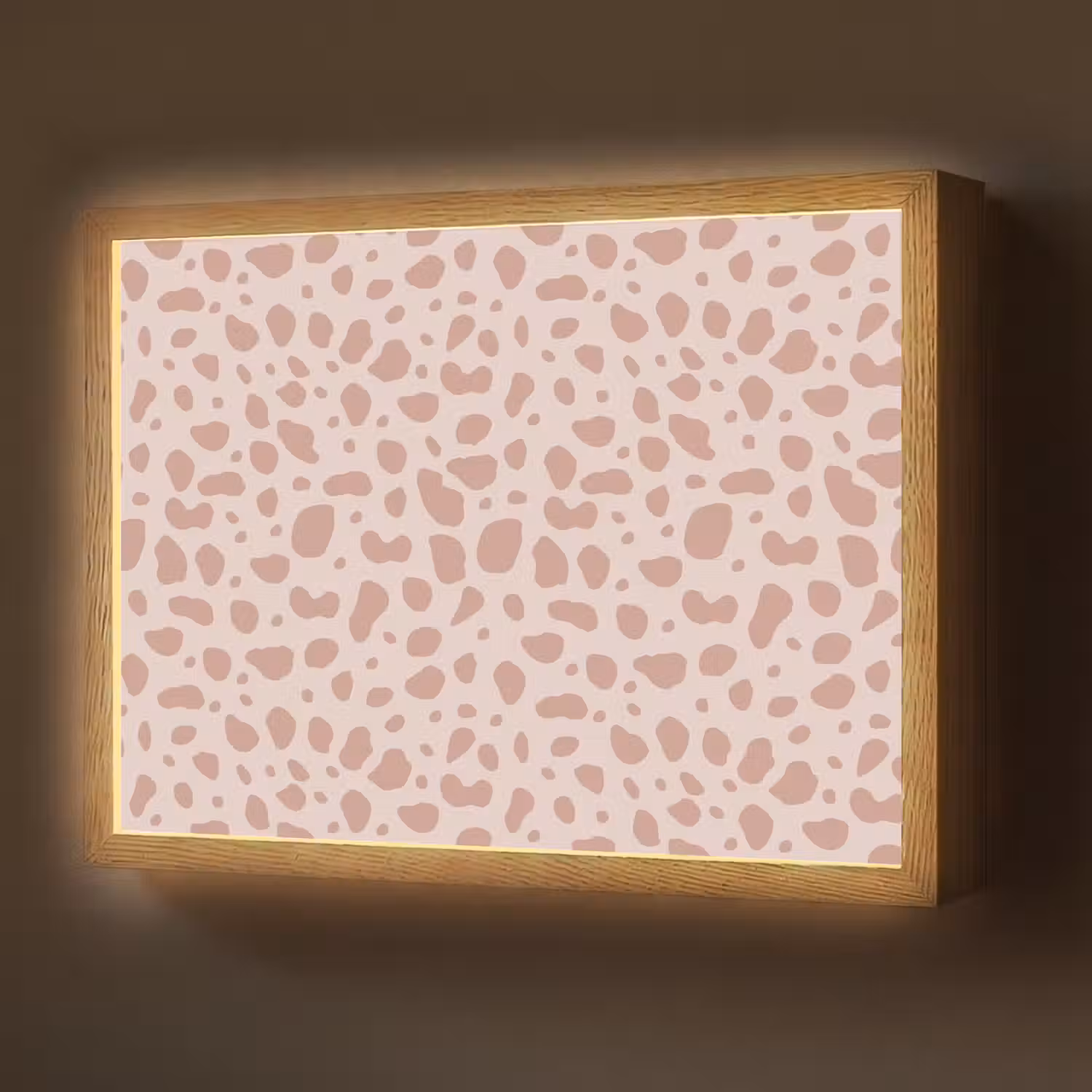 Nude - Luipaard - Tinten Light Box met batterij (Wandlamp) middel 907 -z3d_website
