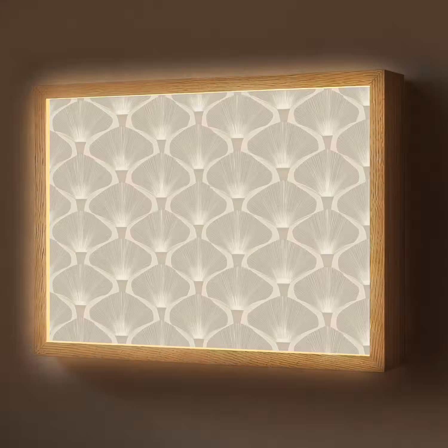 Paneel - Ginkgo - Zand Light Box met batterij (Wandlamp) middel 907 -z3d_website