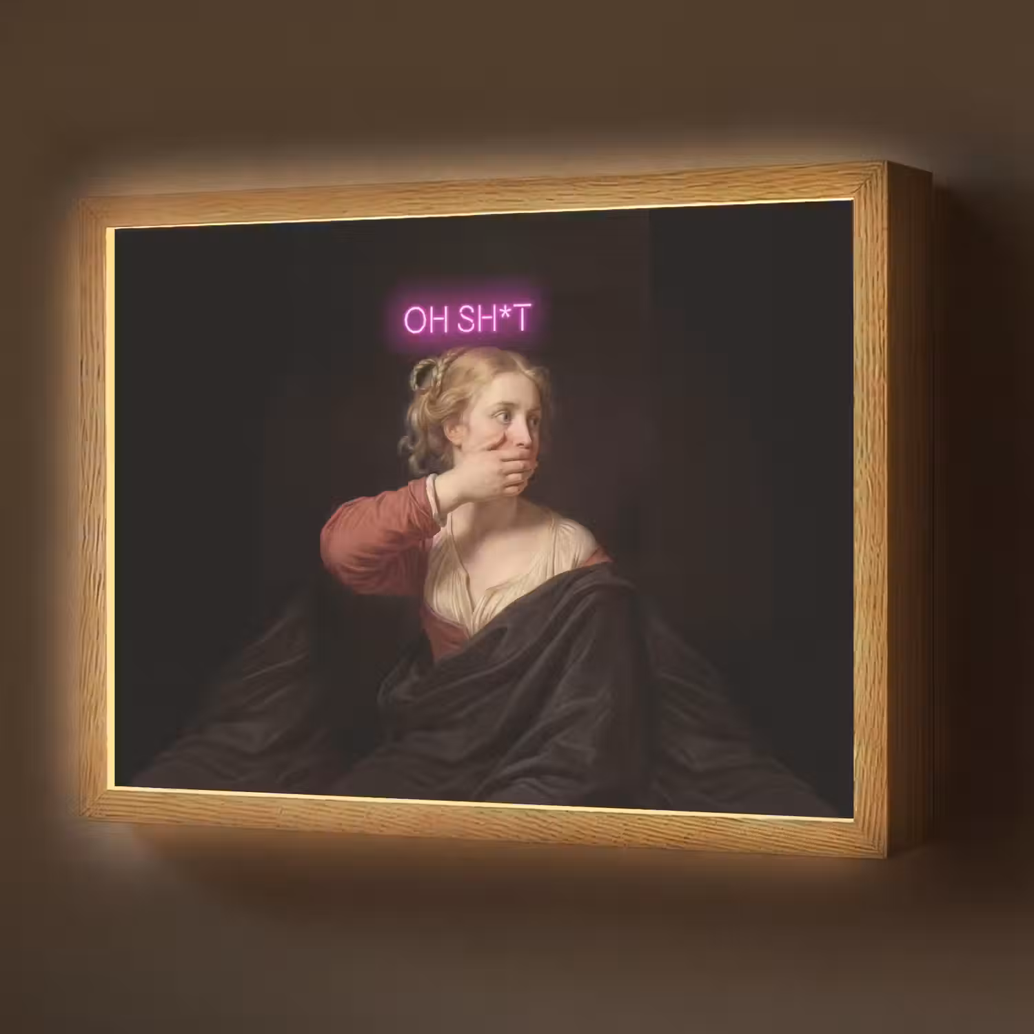 Quote - Neon - vrouw Light Box met batterij (Wandlamp) middel -z3d_website