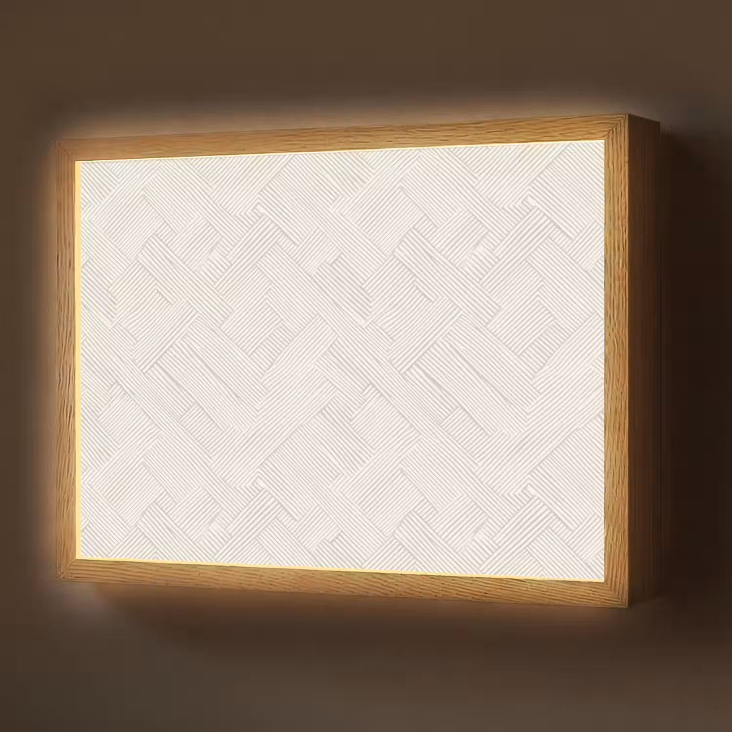 Textuur - Abstract - Beige Light Box met batterij (Wandlamp) middel 907 -z3d_website