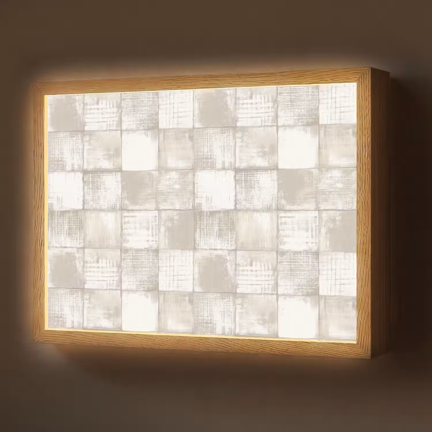 Tegel - Patroon - Verweerd Light Box met batterij (Wandlamp) middel 907 -z3d_website