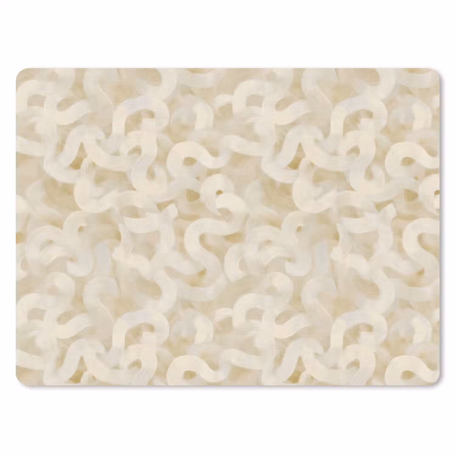 Abstract - Lijnen - Beige muismat rubber klein 262 -3d