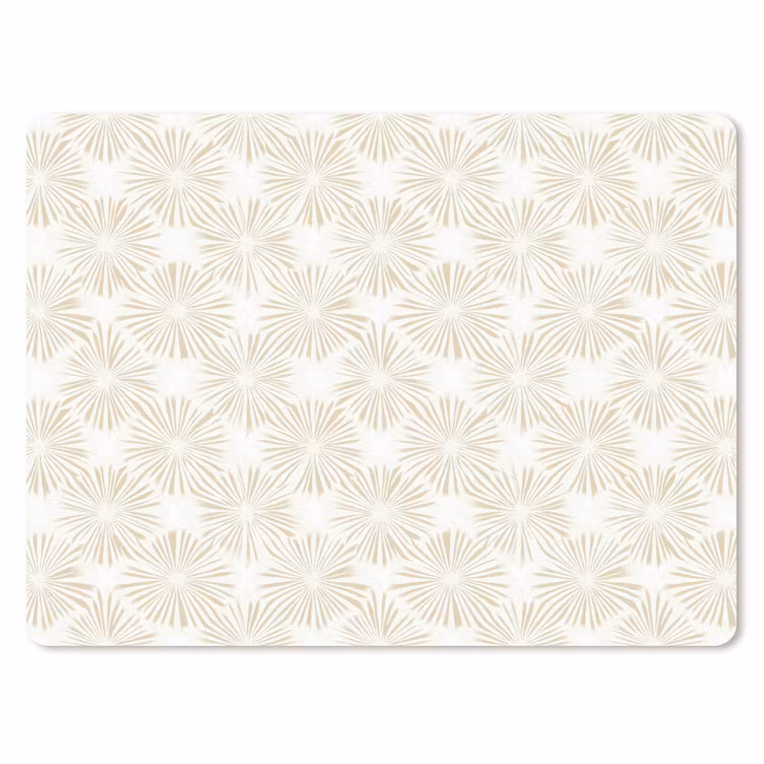 Abstract - Motief - Beige muismat rubber klein 262 -3d